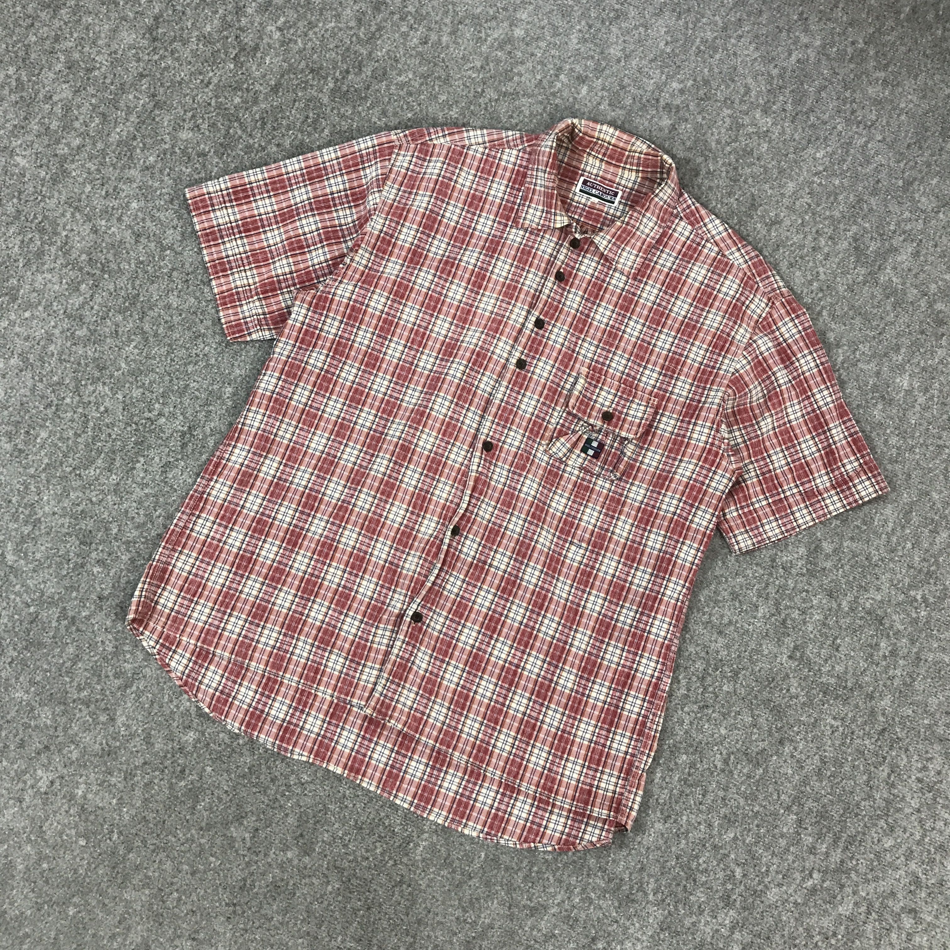 Japanese Brand AUTHENTIC NIGEL CABOURN TARTAN DESIGN BUTTON UP SHIRTS Size US L / EU 52-54 / 3 - 5 Thumbnail