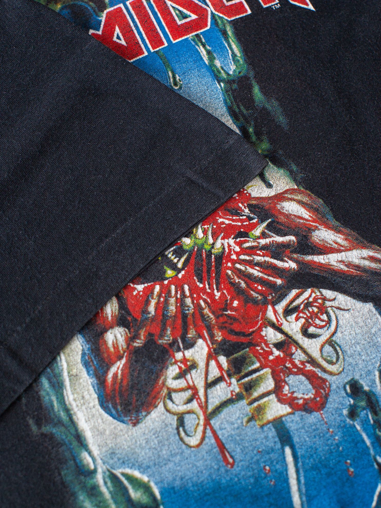 Band Tees Vintage 1988 Iron Maiden Seventh Son 80s Metal Band T-Shirt Size US L / EU 52-54 / 3 - 6 Thumbnail