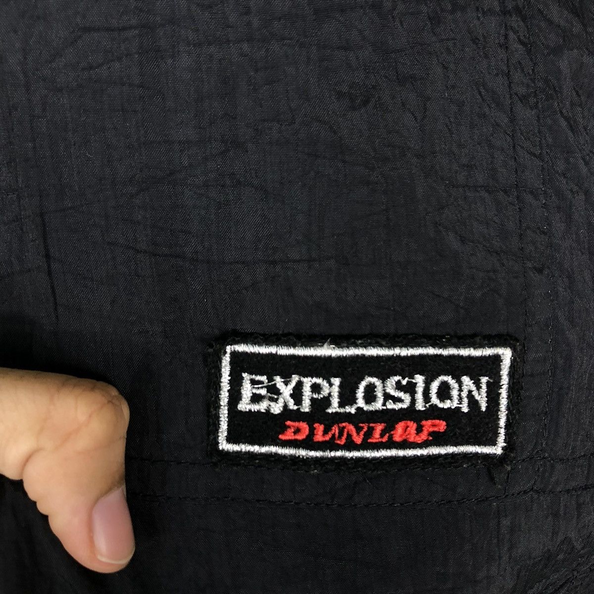 Japanese Brand 🔥90’s Vintage Bomber Jacket Racing Explosion Dunlop Sports Size US L / EU 52-54 / 3 - 13 Thumbnail
