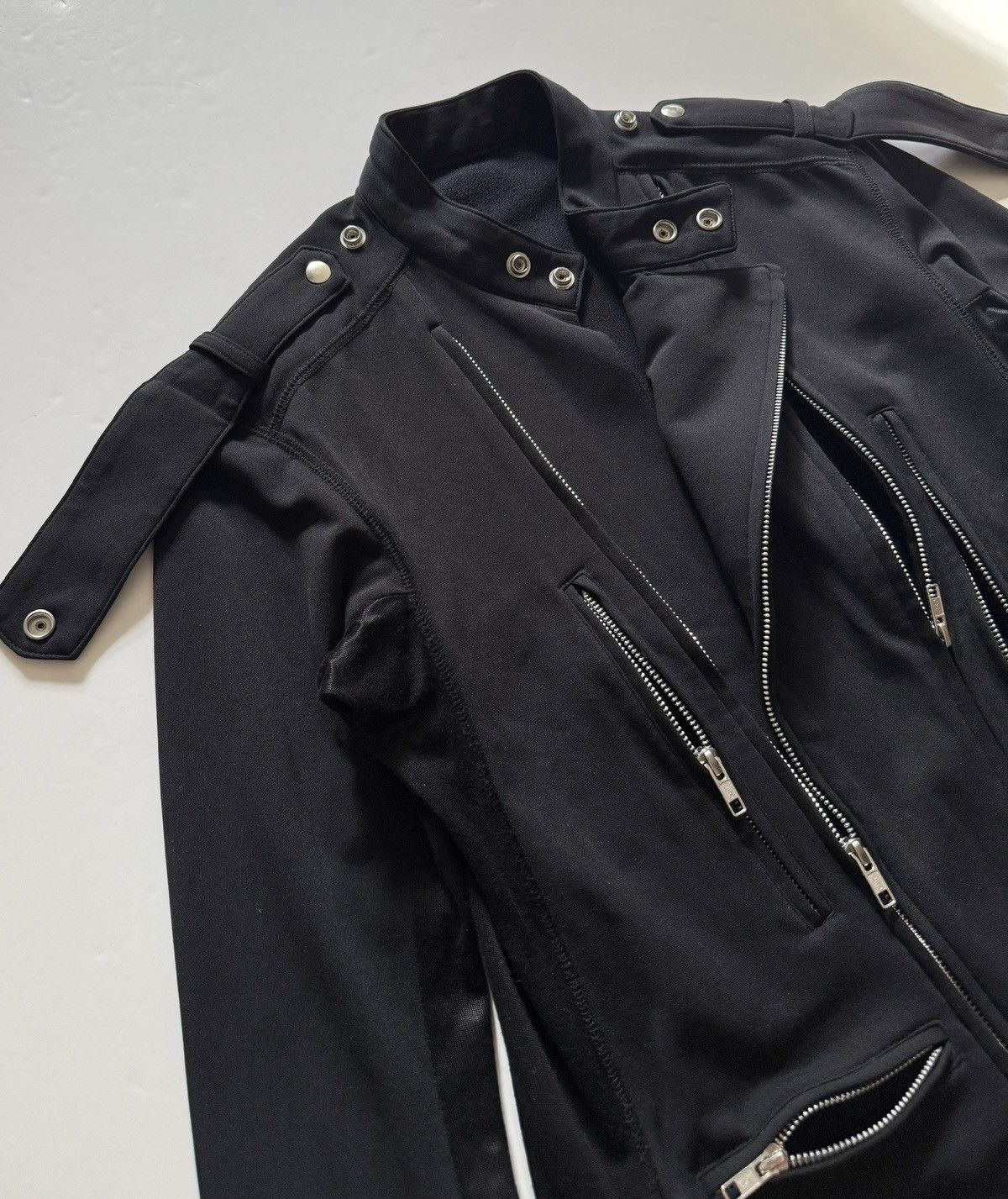 Lad Musician Lad Musician 2011’ black cotton moto jacket Size US M / EU 48-50 / 2 - 2 Thumbnail