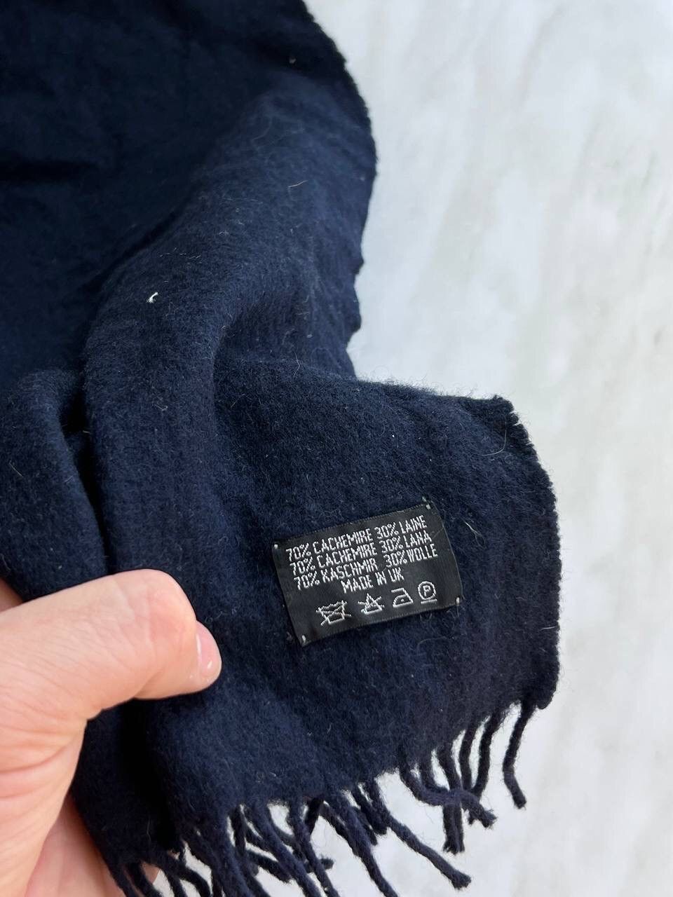 Other × Vintage Vintage Land Rover Navy Made in UK 🇬🇧 Logo SCARF MUFFLER Size ONE SIZE - 3 Thumbnail
