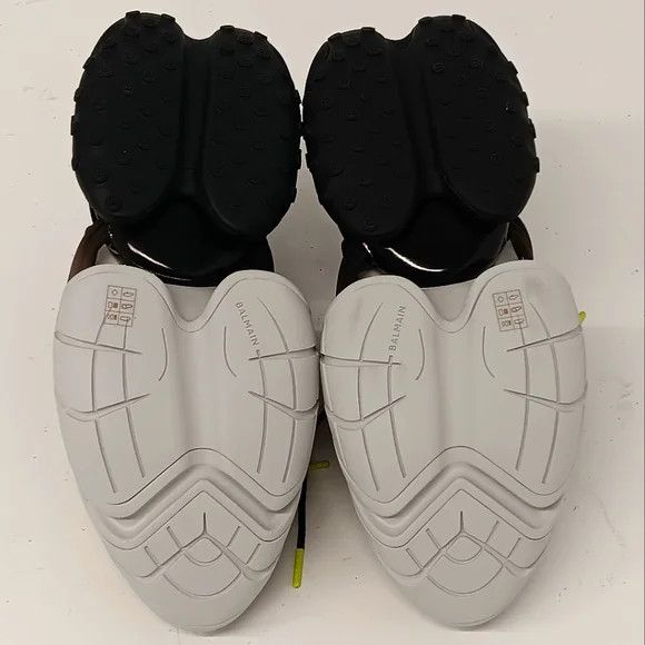 Balmain Balmain Men's Unicorn Blk/Neon Low Chunky Sneakers - EU46 Size US 13 / EU 46 - 14 Thumbnail