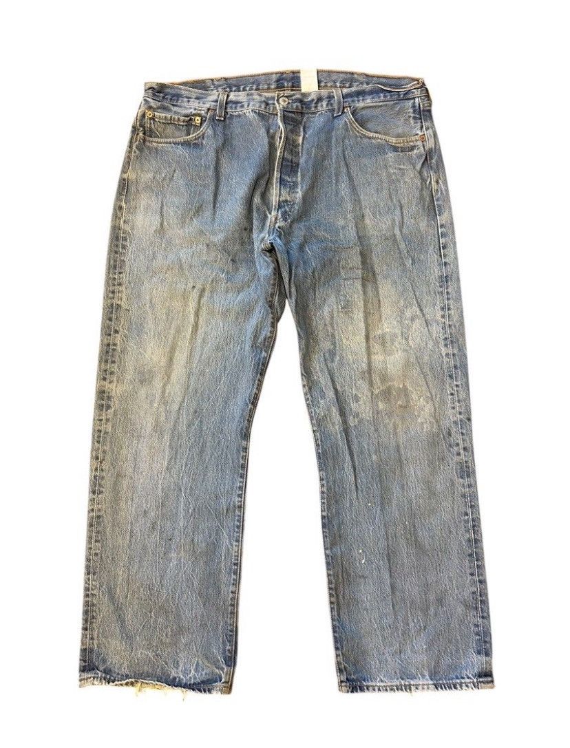 Levi's Distressed Levis 501 Oversize / Rock /grunge Size US 41 - 1 Thumbnail