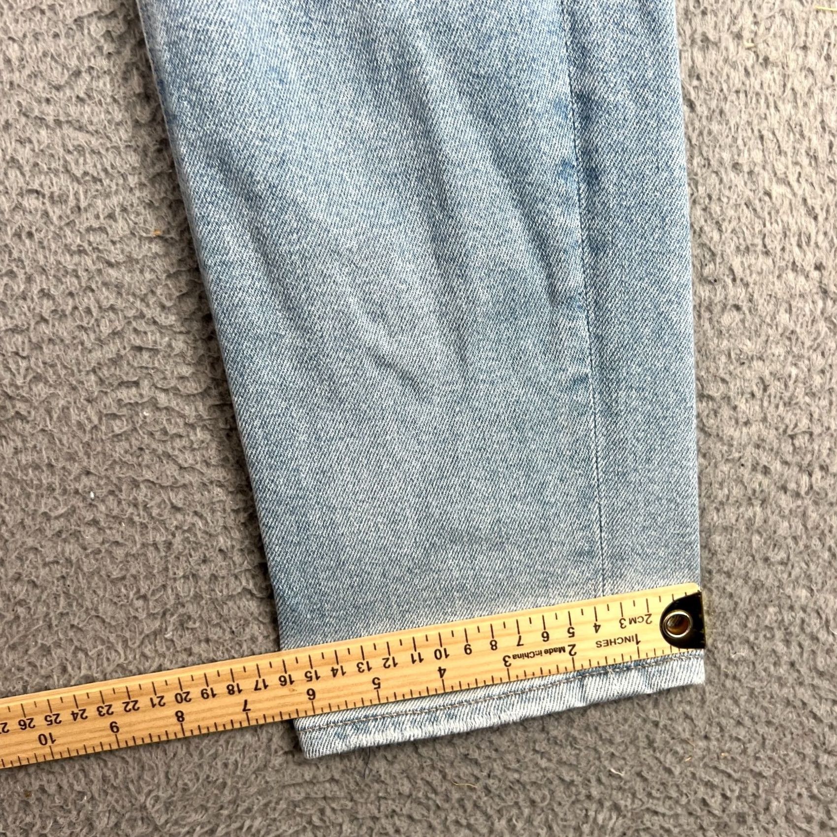American Eagle Outfitters VINTAGE American Eagle Jeans Womens 0 Blue Denim Mom Straight High Rise Stretch Size 25" / US 0 / IT 36 - 2 Thumbnail
