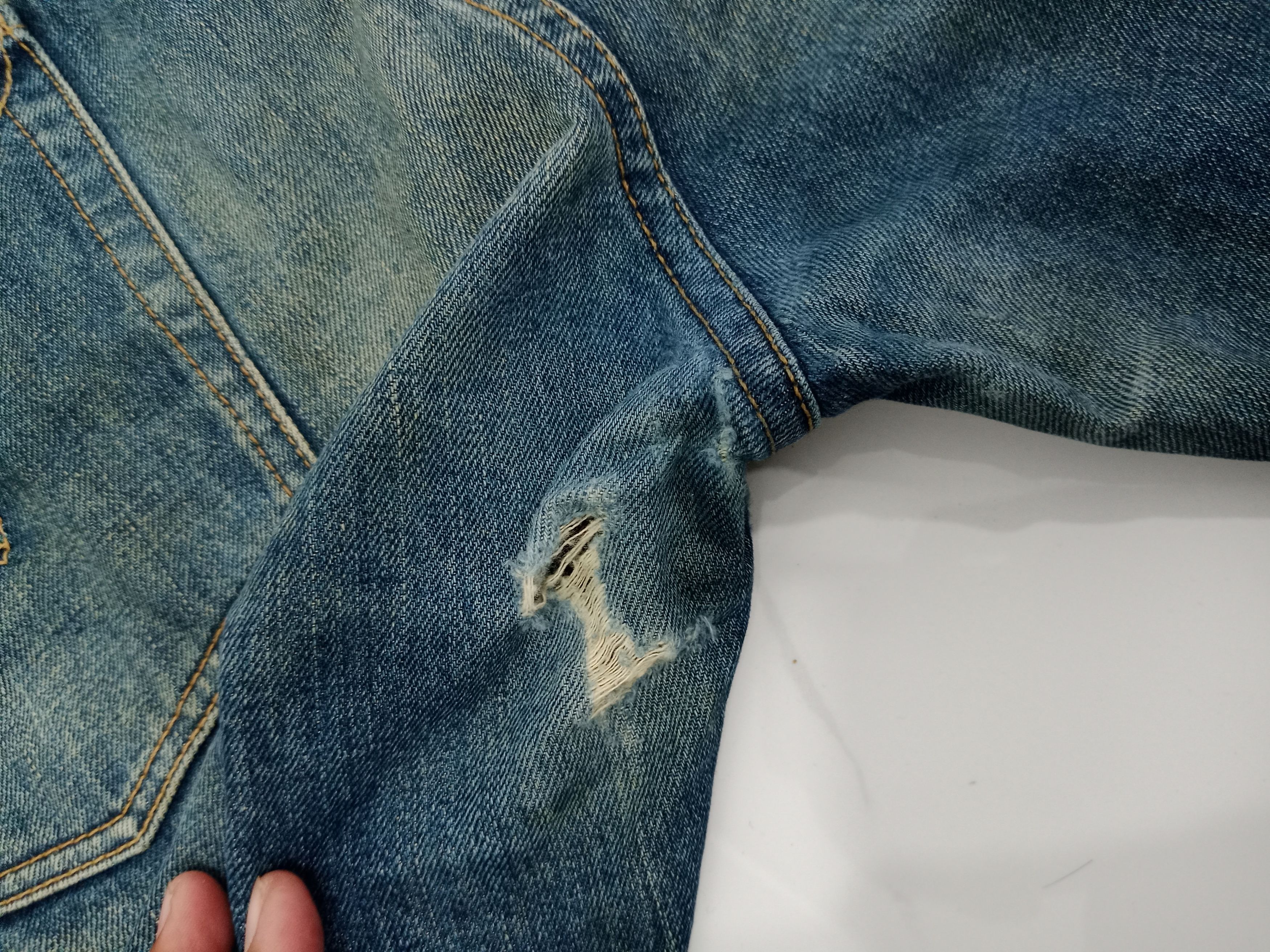 Vintage Vintage MYNT Denim Selvedge Distressed Jeans Made in Usa Size US 32 / EU 48 - 13 Thumbnail