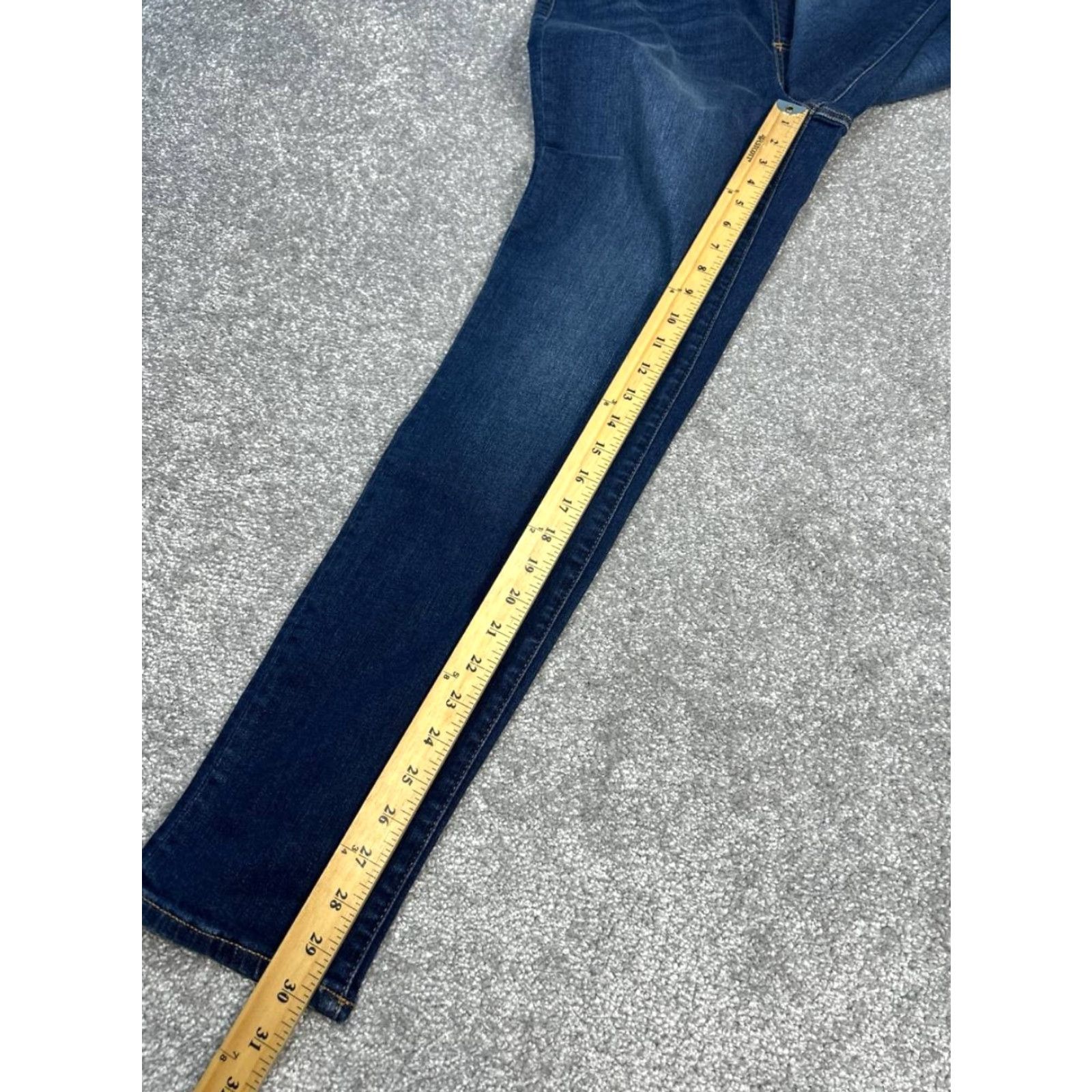 Vintage Chicos Denim Pull On Jegging Jeans Women 8 Blue Denim Cotton High Rise 32x30 New Size 30" / US 8 / IT 44 - 5 Thumbnail