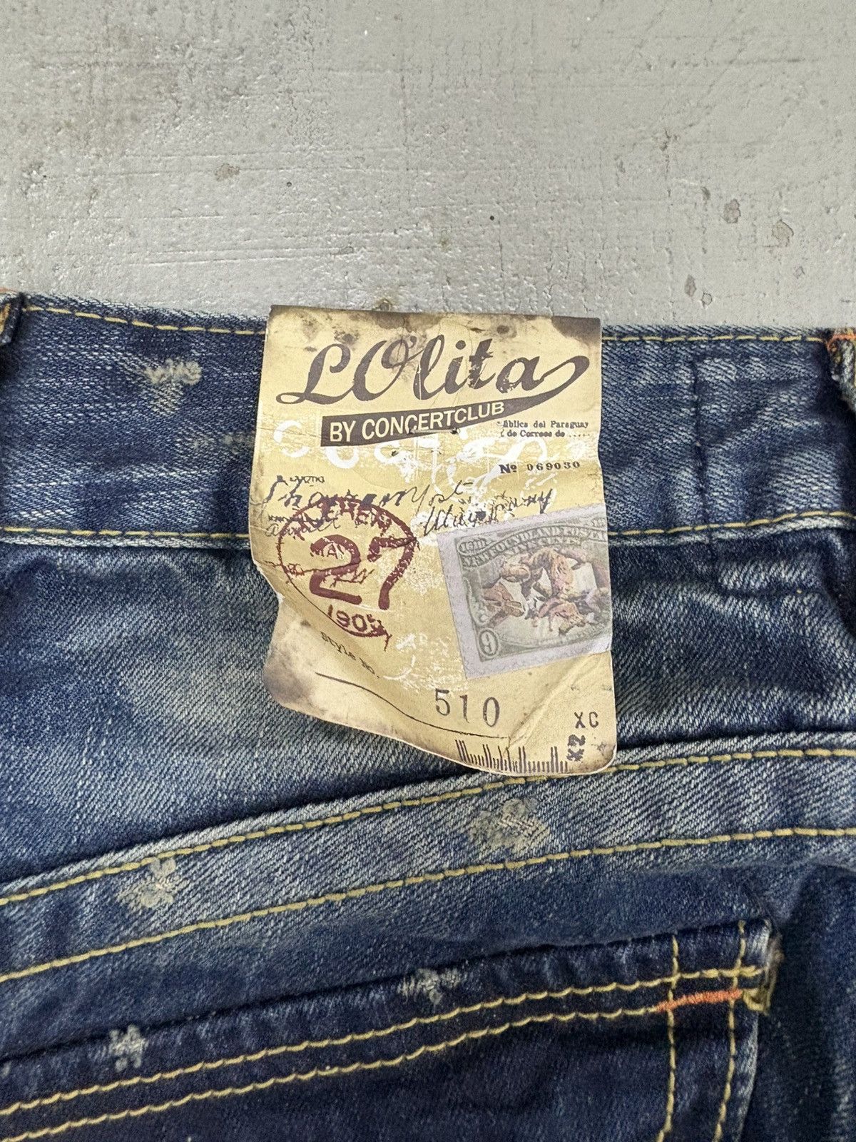 Tornado Mart Vintage Flared Lolita Jeans If Six Was Nine Distressed Size US 31 - 16 Thumbnail