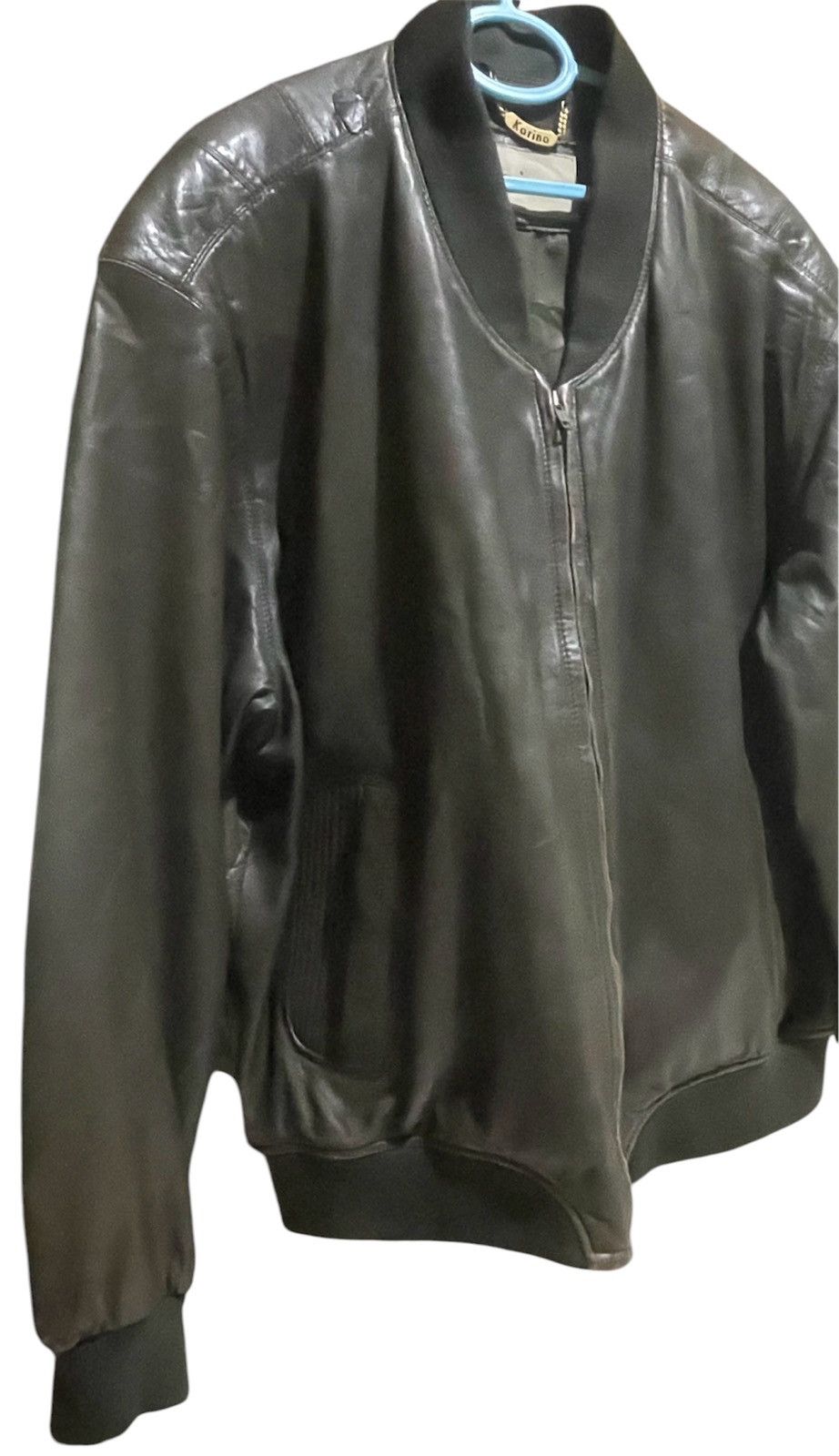 Designer LEATHER BOMBA JACKET Size US XL / EU 56 / 4 - 3 Thumbnail