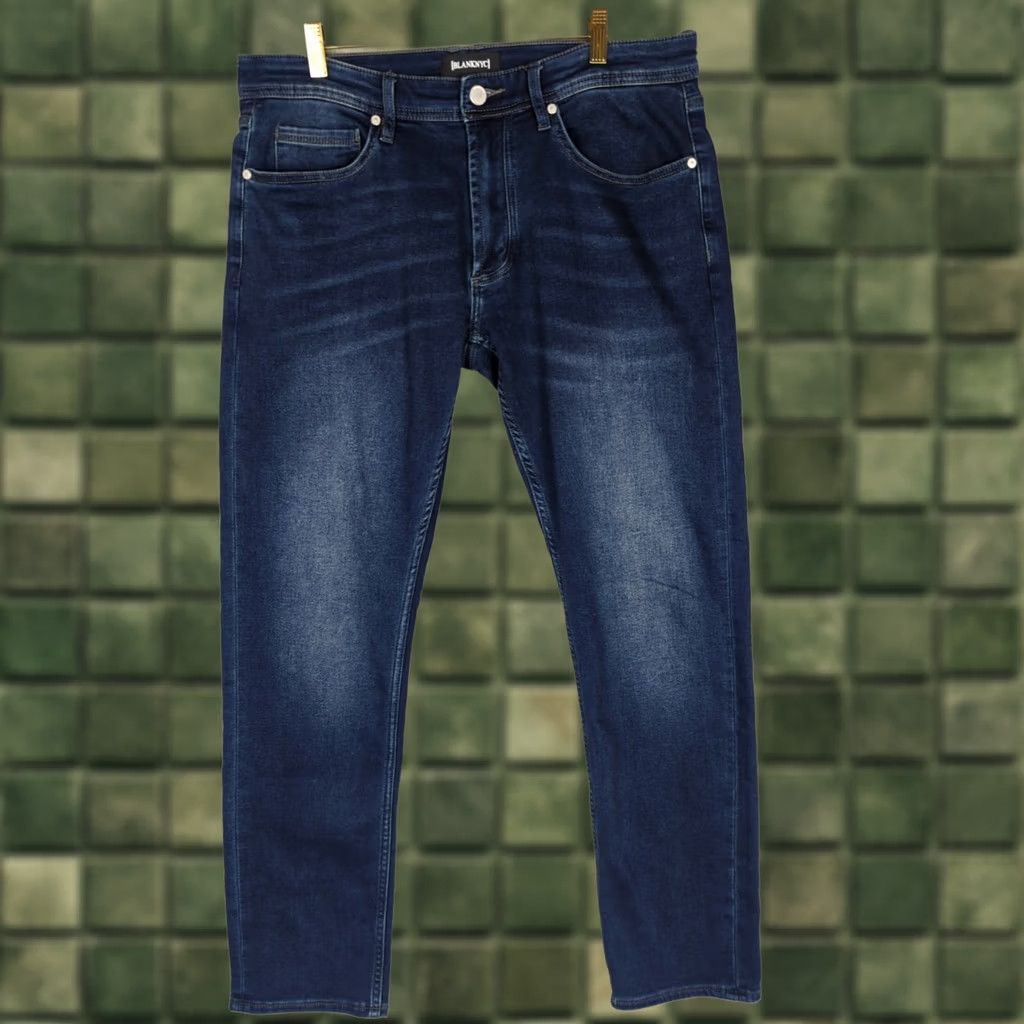 Vintage BLANKNYC Men's Wooster Slim Fit Jeans Size 34 dark wash stretch Straight leg Size US 34 / EU 50 - 1 Thumbnail