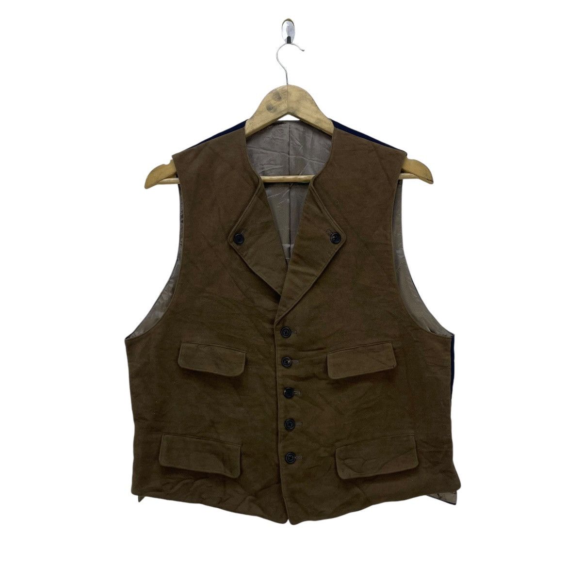 Y's for Men × Yohji Yamamoto Yohji Yamamoto Double Collar Ys For Men Buckle Waist Vest Size US M / EU 48-50 / 2 - 1 Thumbnail