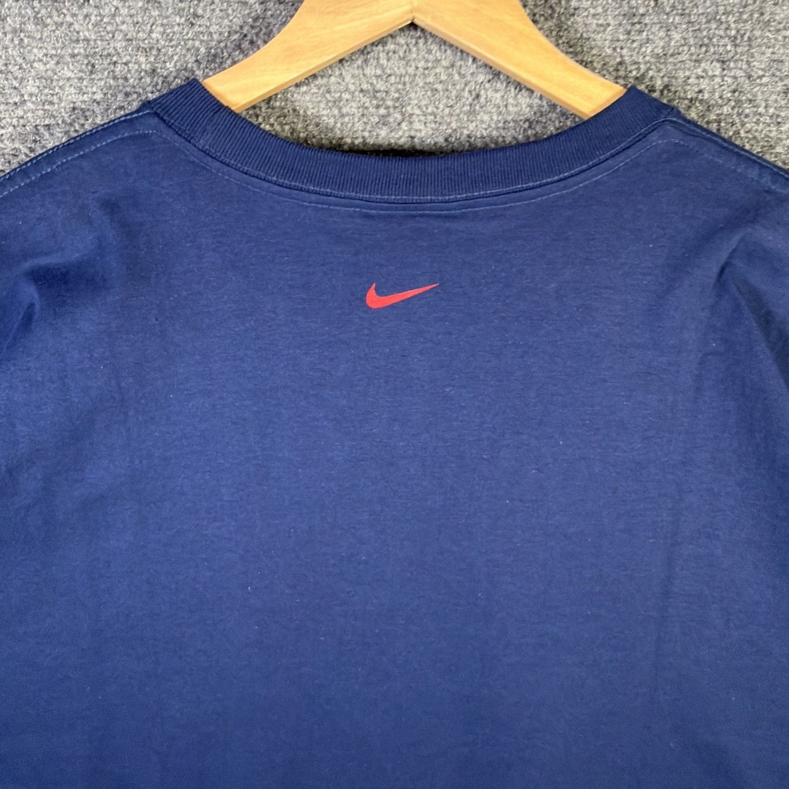 Nike Vintage Nike Shirt Mens XL Navy Y2K Basketball Wrap Around R Size US XL / EU 56 / 4 - 9 Thumbnail