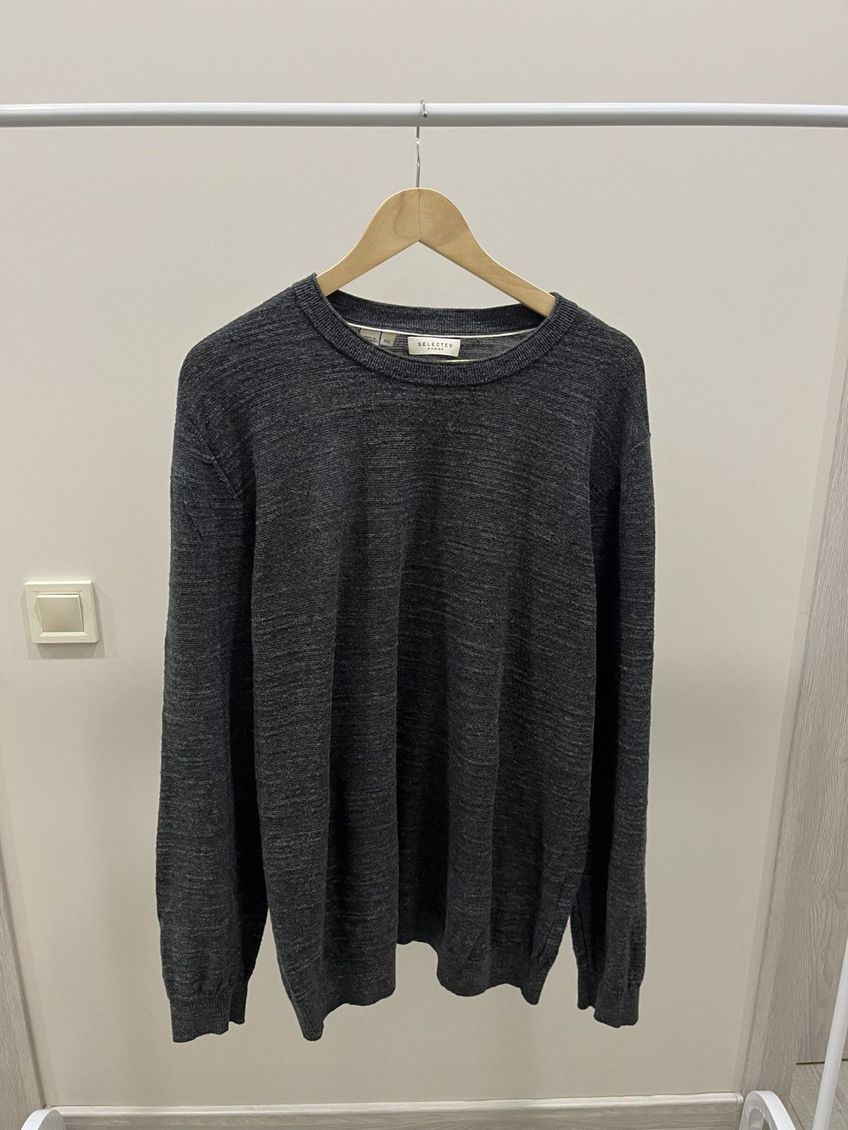 Selected Homme Selected Home Gray Sweater Rare Item Y2K Size US XXL / EU 58 / 5 - 1 Thumbnail