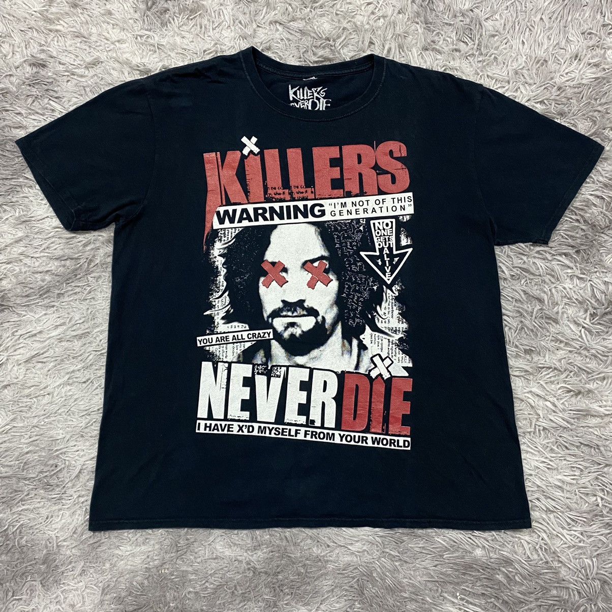 Image of Killer Acid x Manson Charles Manson Killers in Black, Men's (Size XL)