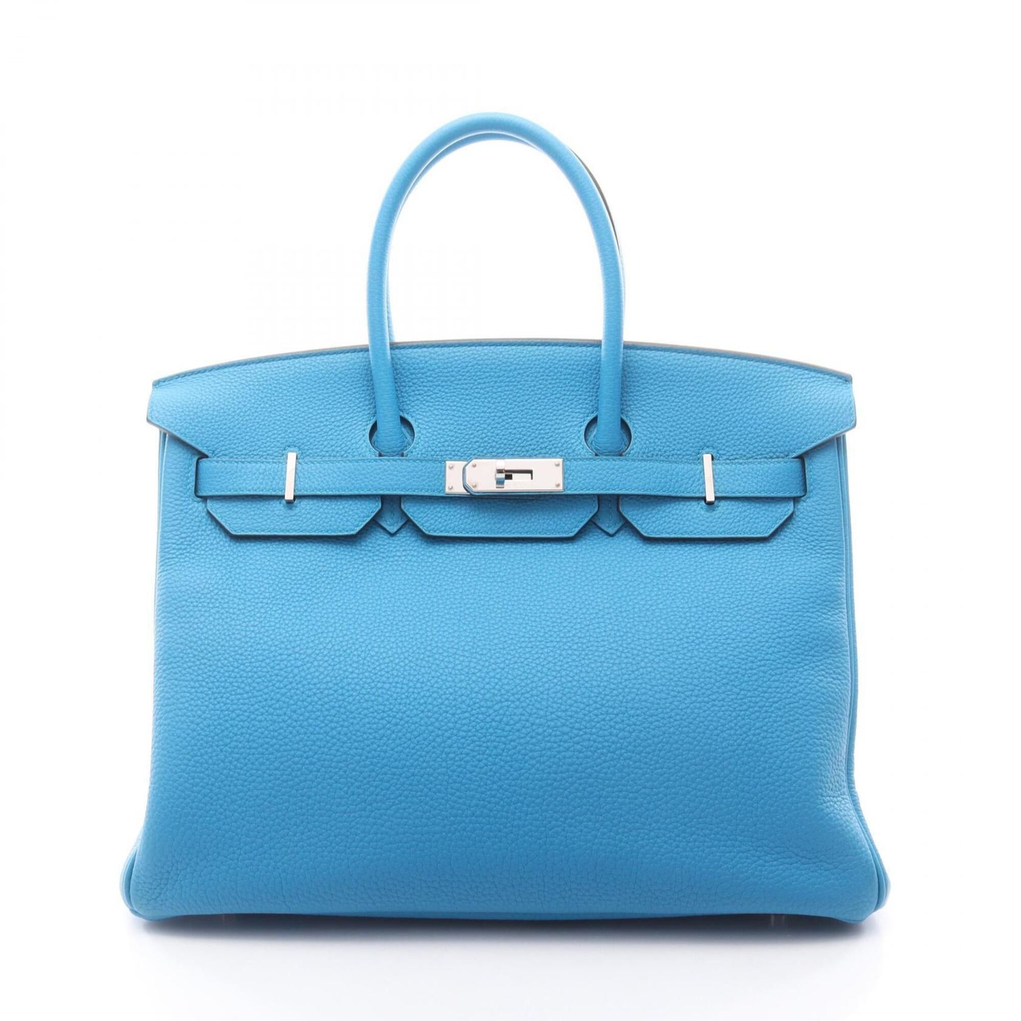 Hermes Hermes Birkin 35 Handbag, Leather, Togo Women's, Blue, 071859CK Size ONE SIZE - 1 Thumbnail