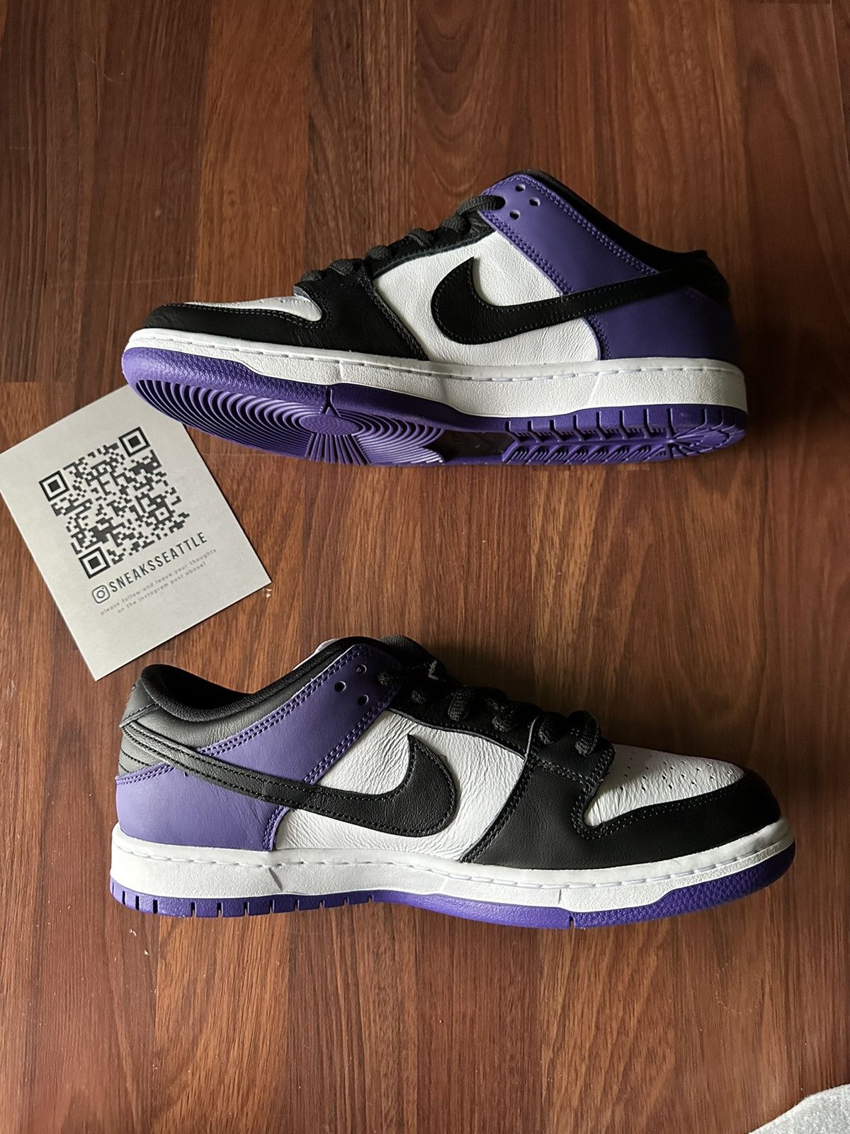 Nike Nike SB Dunk Low Court Purple Size 10.5M BQ6817-500 Size US 10.5 / EU 43-44 - 2 Thumbnail
