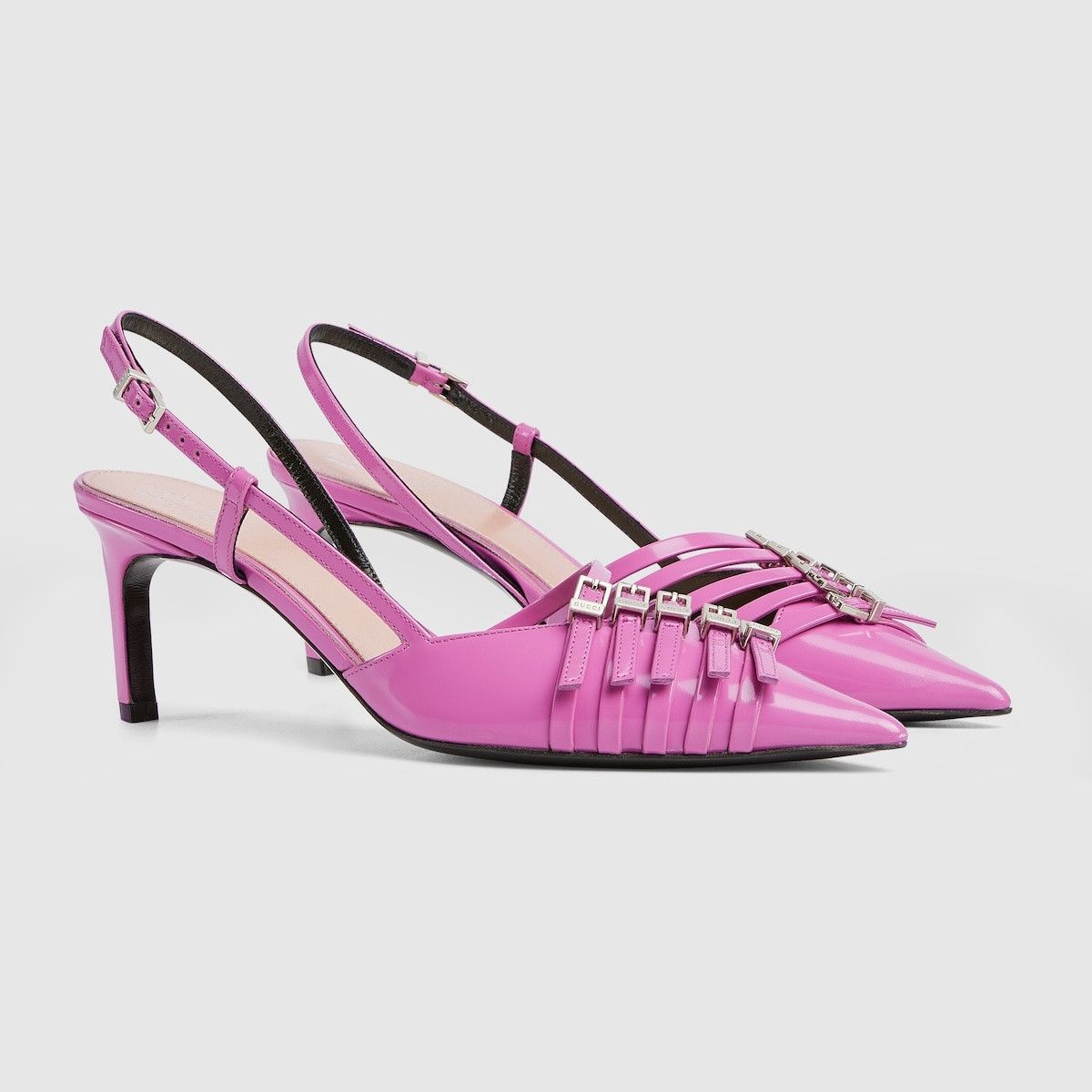 Gucci o1s1wg110125 Slingback Pumps in Pink Size US 8 / IT 38 - 2 Thumbnail