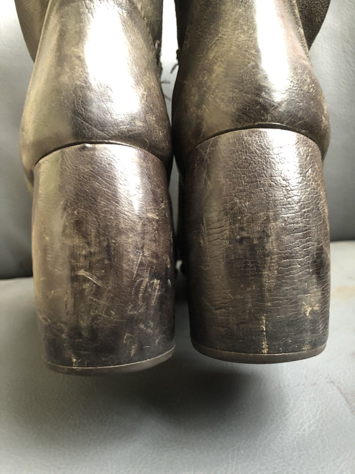 A.S.98 A.S 98 Grean Leather Women’s Boots Size 37 Size US 7 / IT 37 - 13 Thumbnail