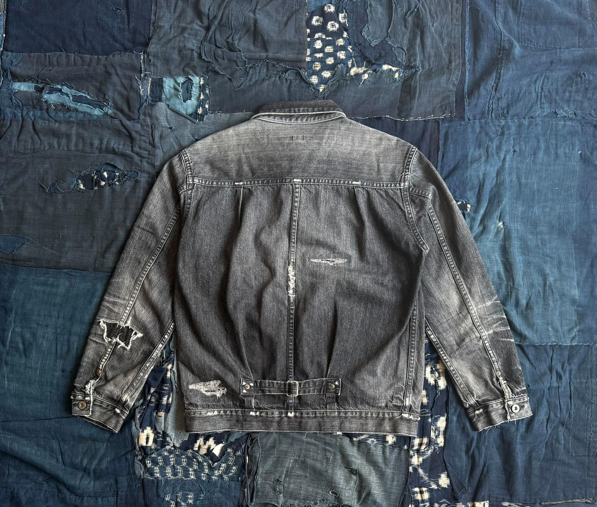 Fragment Design Fragment Sequels Denim Jacket Black M Washed Size US M / EU 48-50 / 2 - 3 Thumbnail