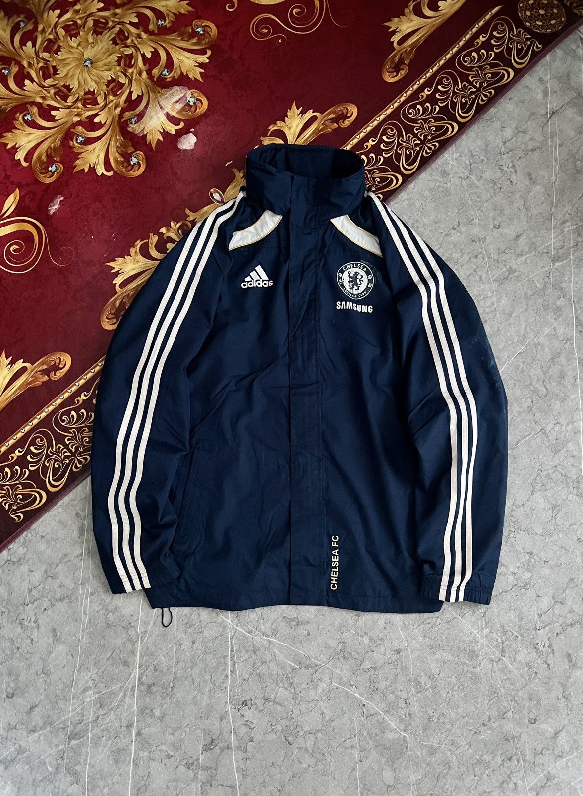 Adidas (SOLD OUT) 00s Adidas Chelsea Track Jacket Size US L / EU 52-54 / 3 - 1 Thumbnail