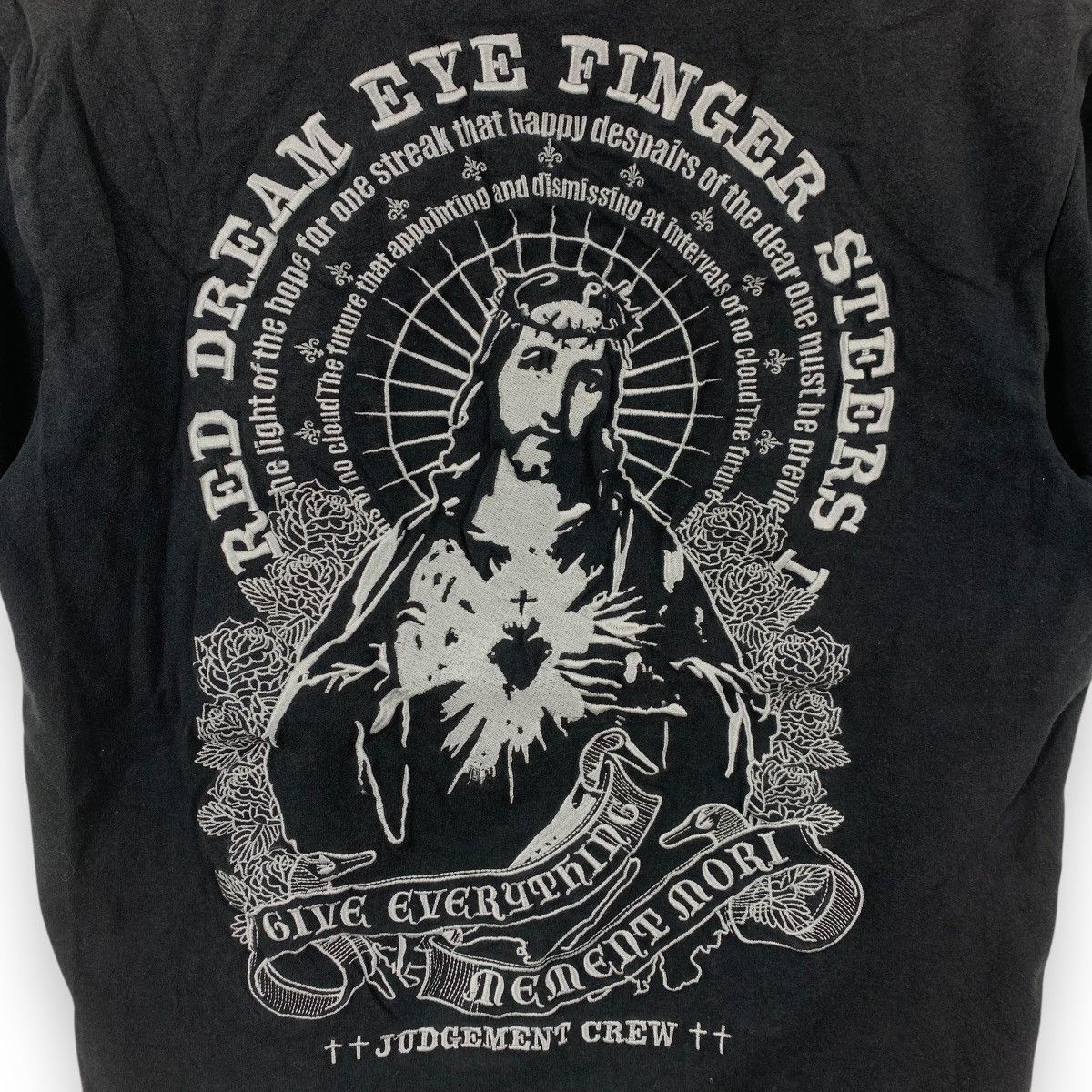 Vintage CDS MOTORCYCLE JUDGEMENT Crew Punk Tee Shirt Top Japan Size US L / EU 52-54 / 3 - 2 Thumbnail