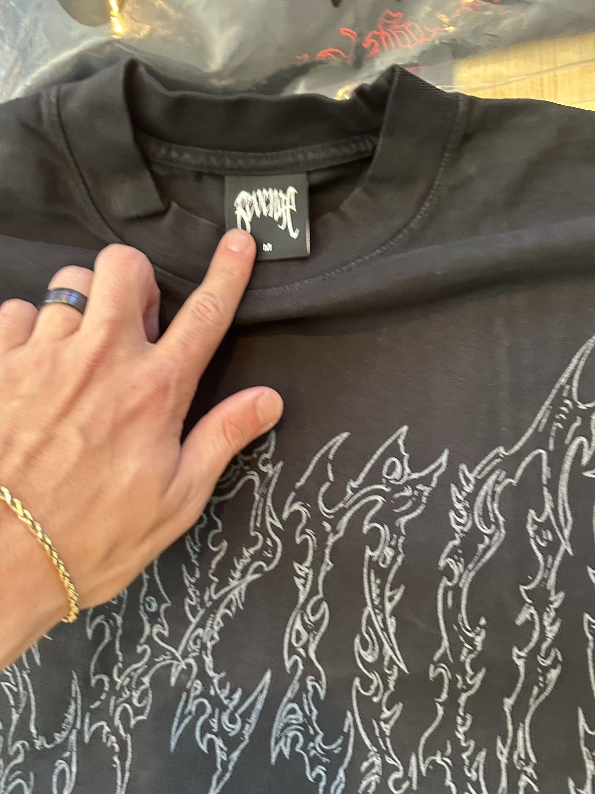 Revenge Enlightened Tee Black Size US M / EU 48-50 / 2 - 3 Thumbnail