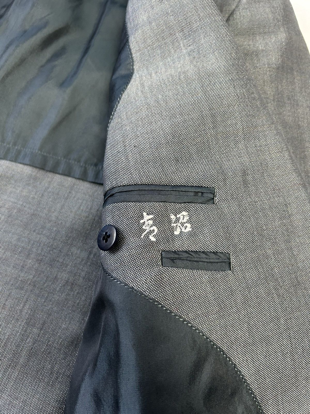 Burberry × Designer BURBERRYS WOOL & MOHAIR DOUBLE BREAST BLAZER Size 38R - 7 Thumbnail