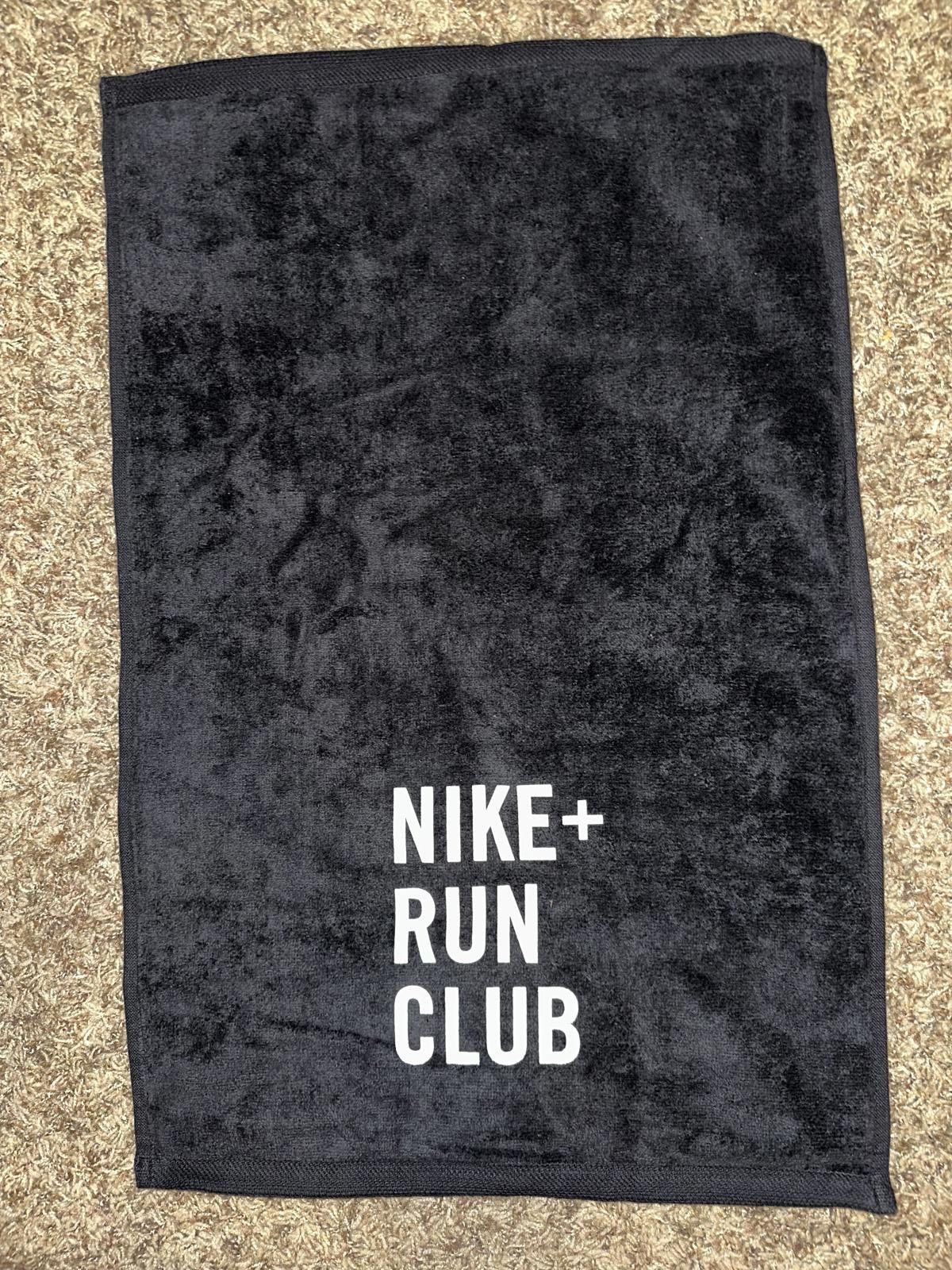 Nike Nike+ Run Club Running Black Towel Size ONE SIZE - 1 Thumbnail