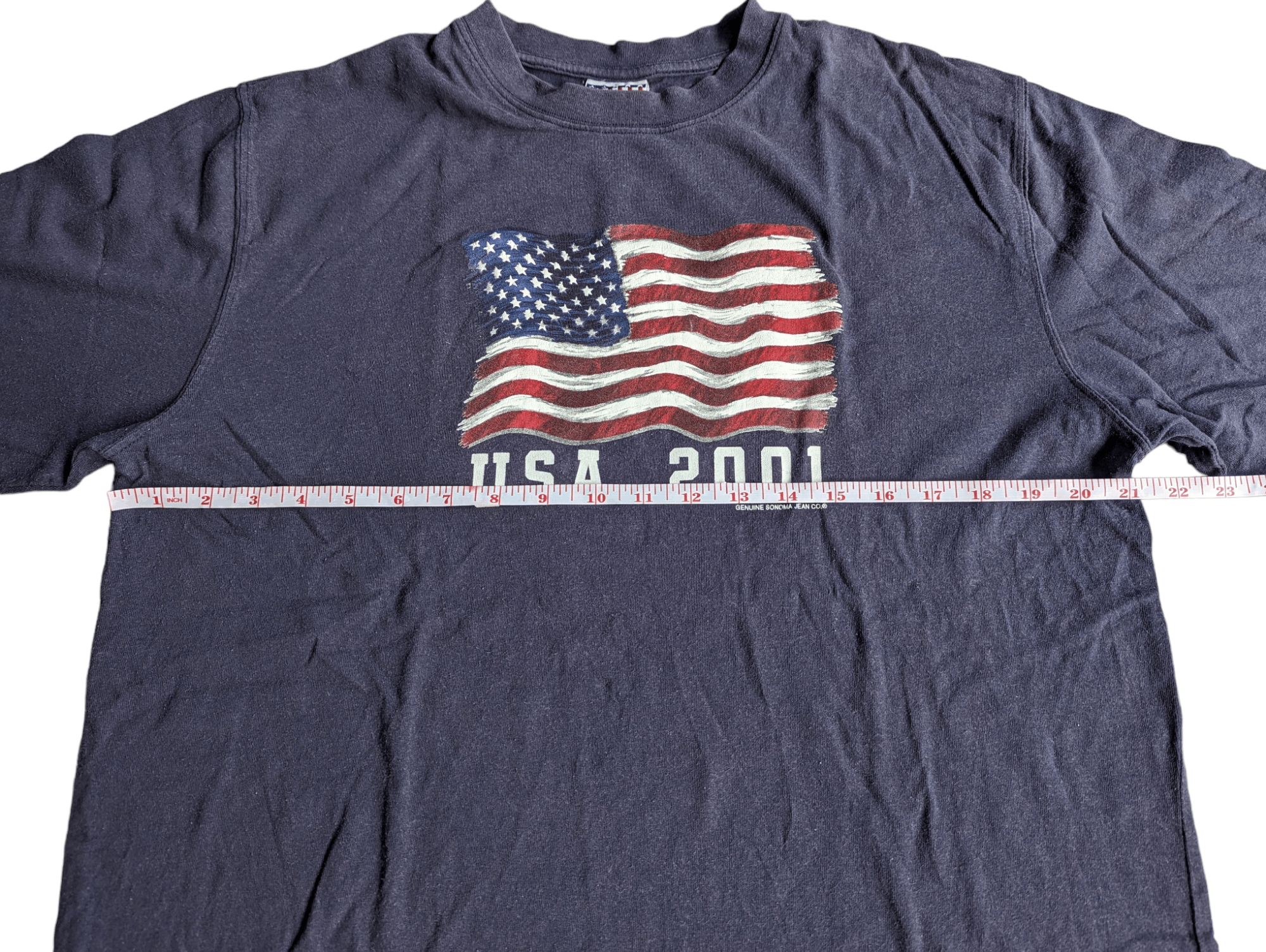 Sonoma × Vintage VINTAGE Y2K SONOMA USA AMERICA FLAG SHIRT Size US M / EU 48-50 / 2 - 9 Thumbnail