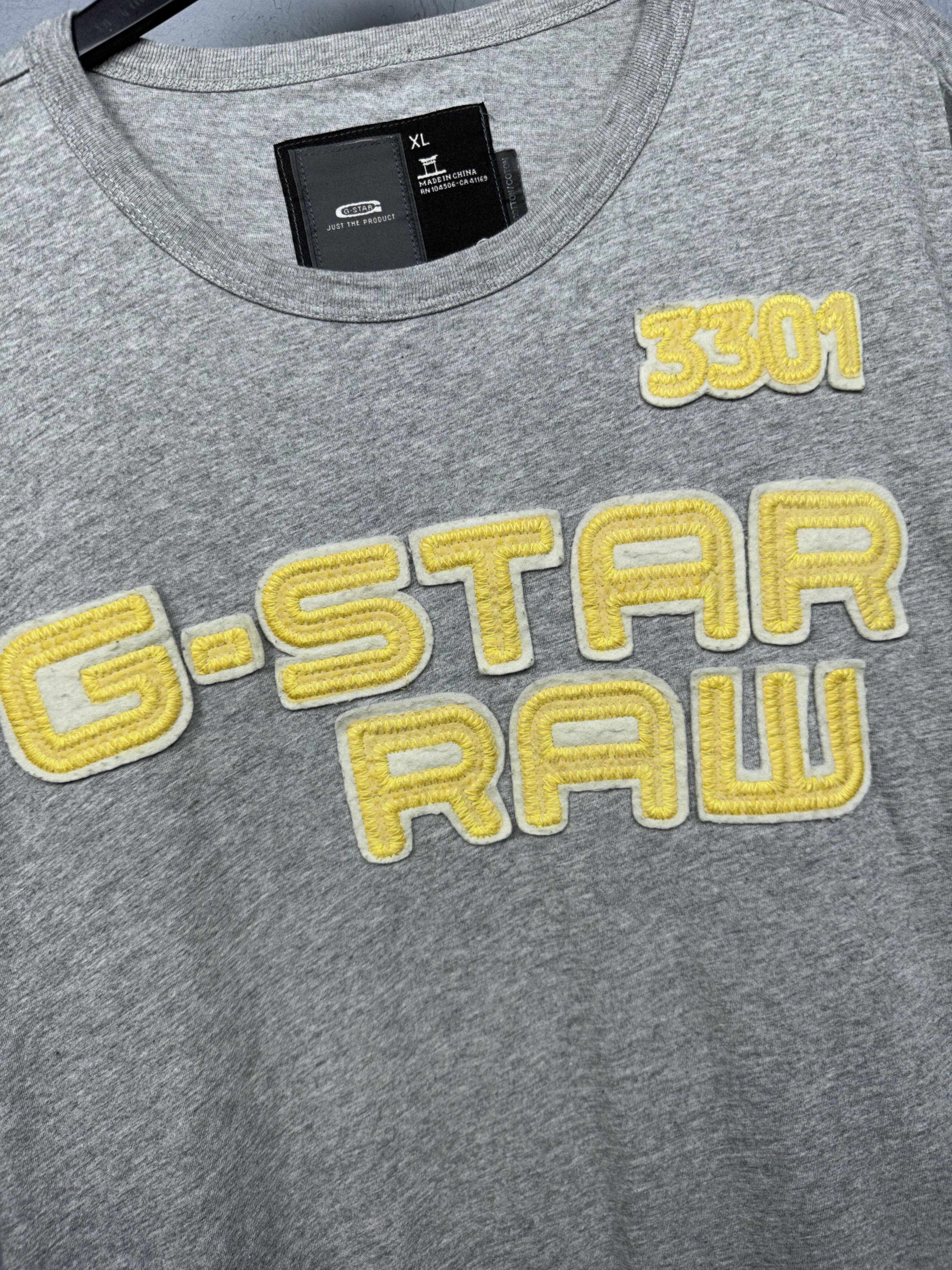G-Star G Star Raw Scott Contrast Vintage Mens T-Shirt Tee Y2K Size US XL / EU 56 / 4 - 3 Thumbnail