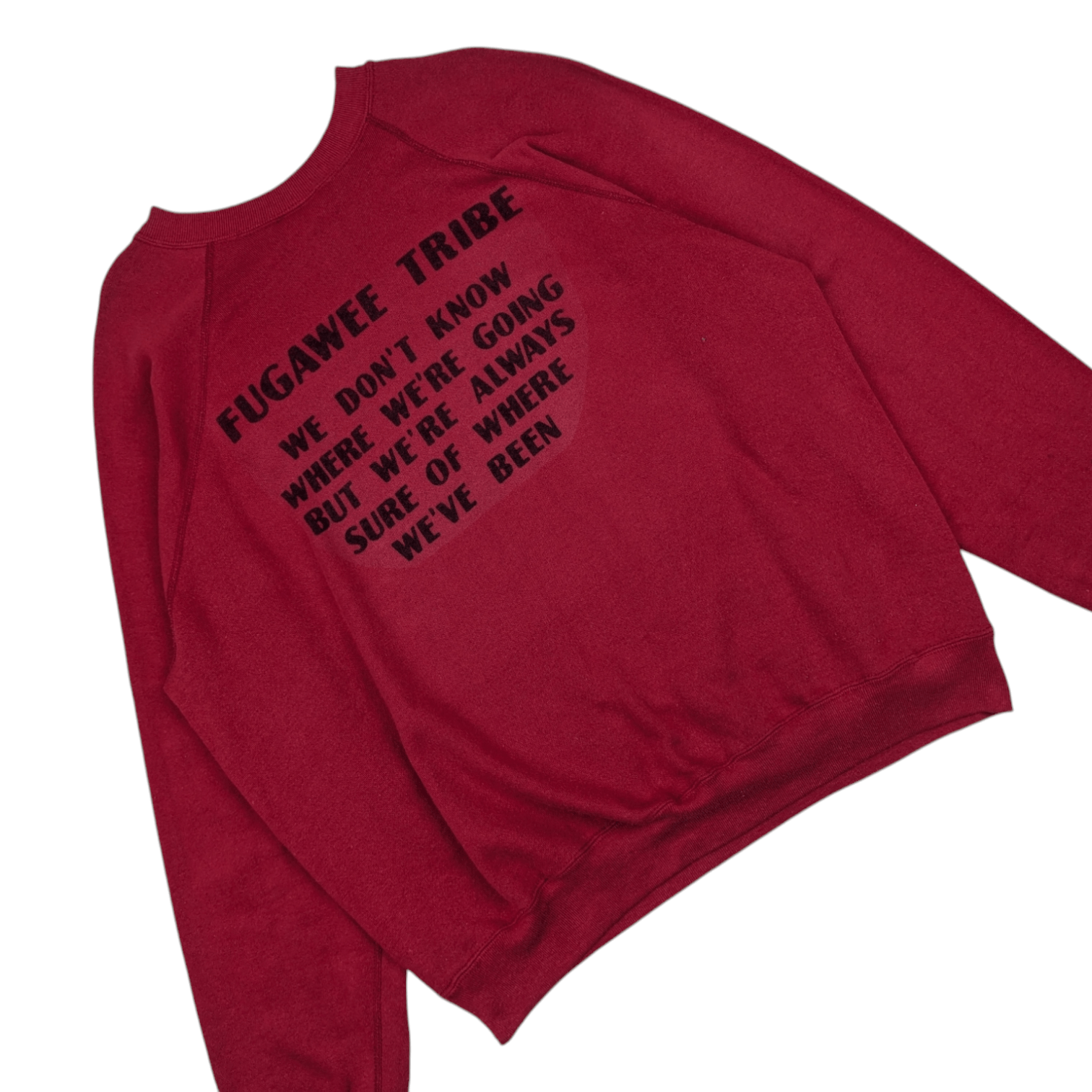 Tultex Vintage 90's FUGAWEE Indian Tribe Bird Song Sweatshirt Size US XL / EU 56 / 4 - 6 Thumbnail