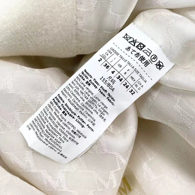 Max Mara Max Mara 101801 White Coat Size S / US 4 / IT 40 - 5 Thumbnail