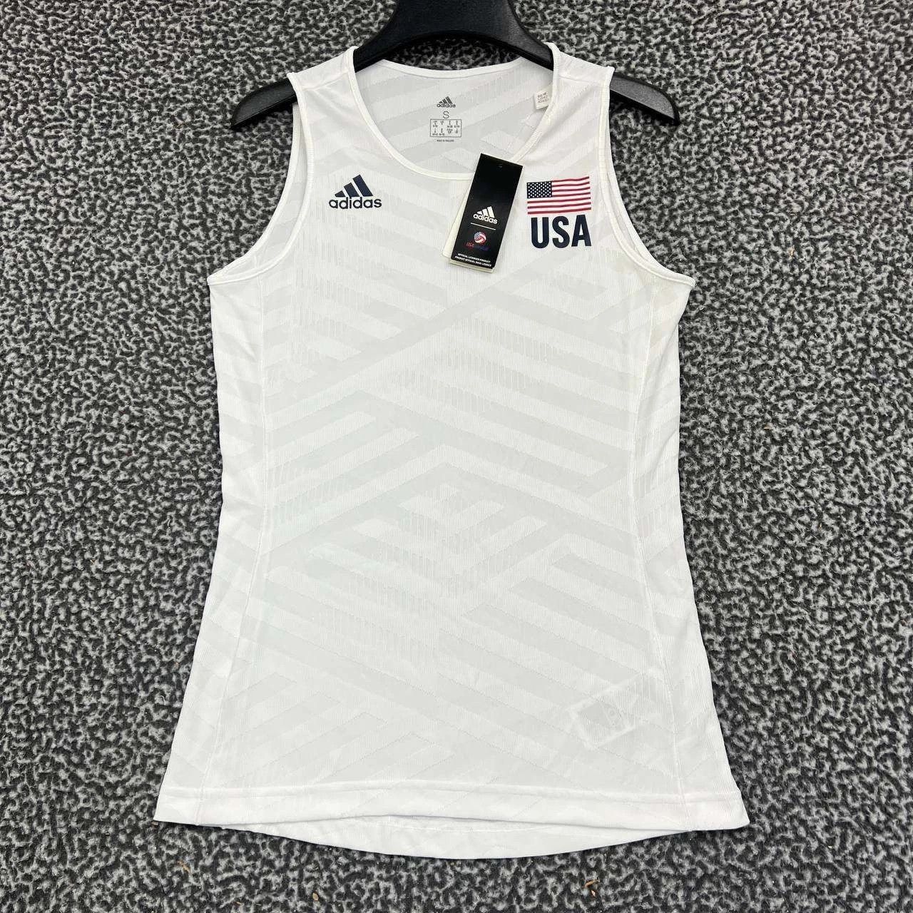 Adidas Adidas Jersey Shirt Women USA Volleyball Sleeveless New S Size S / US 4 / IT 40 - 1 Thumbnail