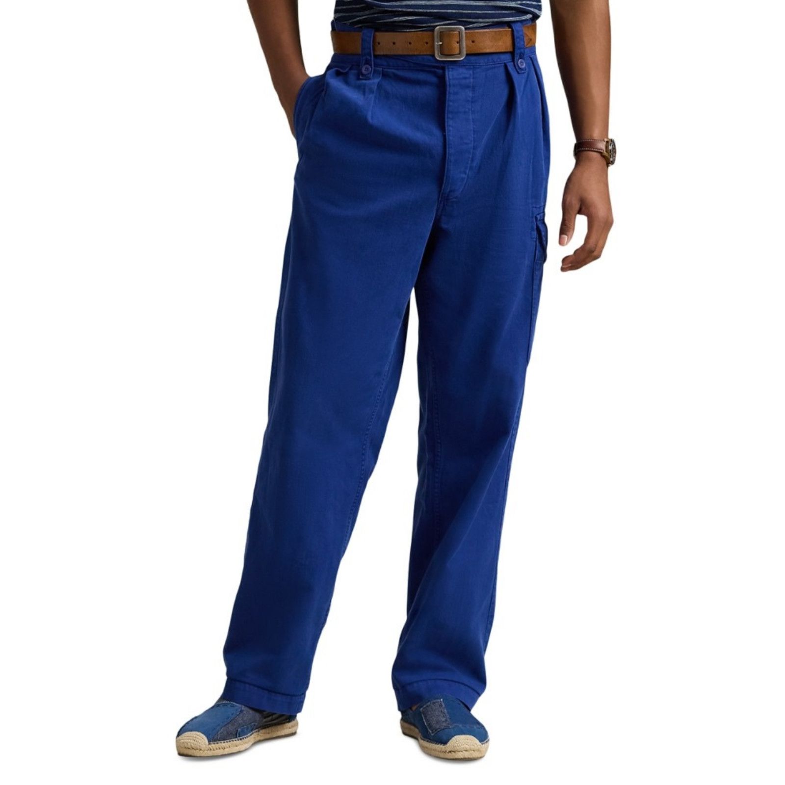 Polo Ralph Lauren Polo Ralph Lauren Men Cargo Pants Blue Size 34X32 Size US 34 / EU 50 - 1 Thumbnail