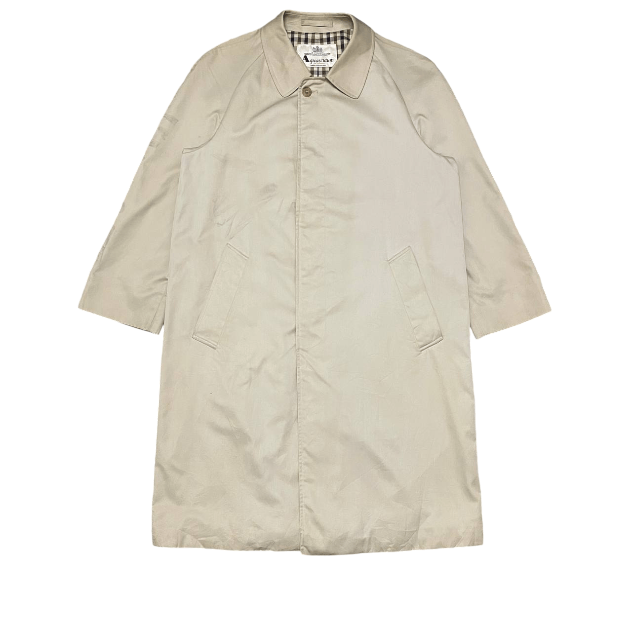Aquascutum Vintage Aquascutum of London Trench Coat Checkered Size US M / EU 48-50 / 2 - 2 Thumbnail