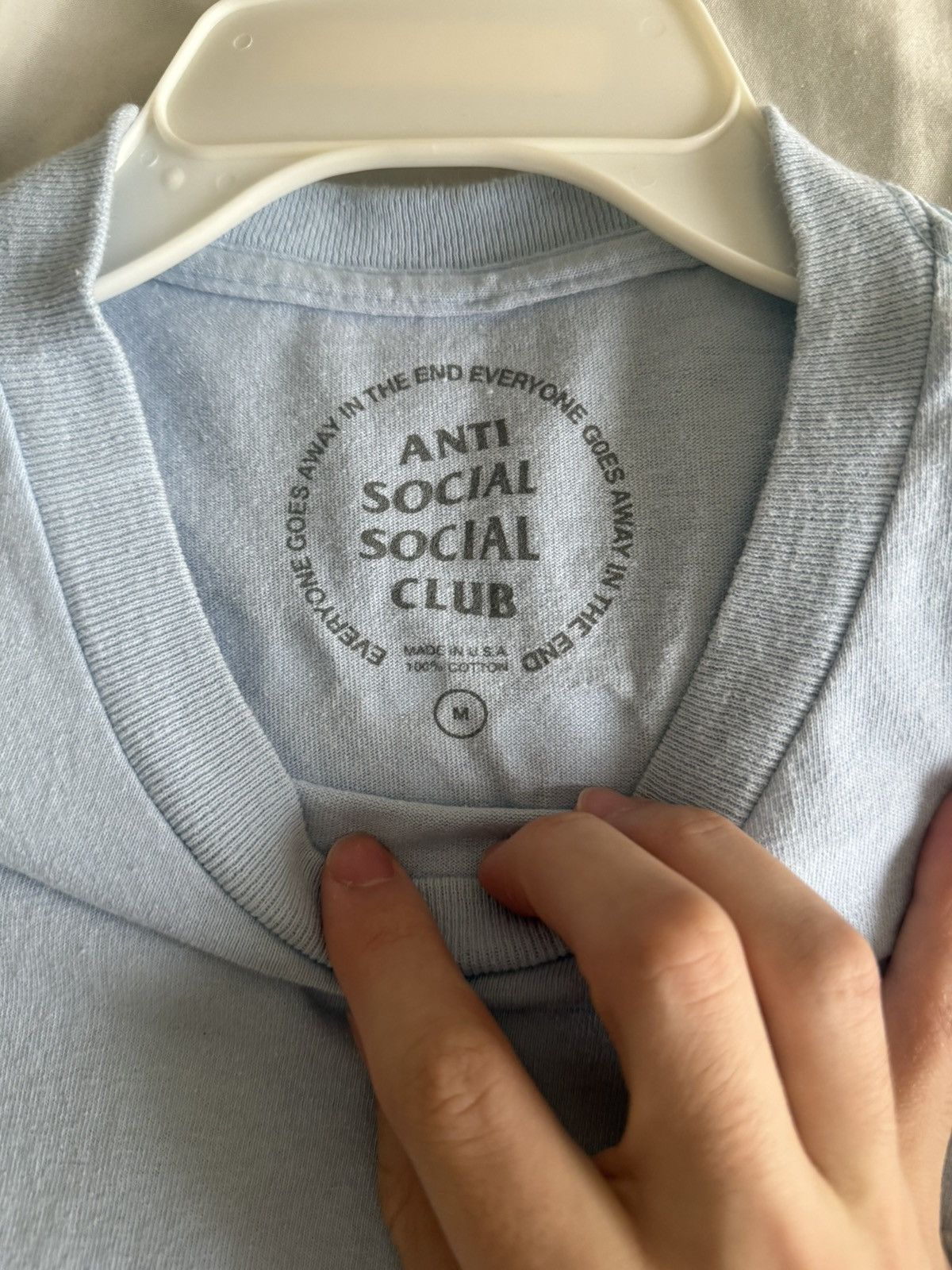 Anti Social Social Club Anti social social club partly cloudy t shirt Size US M / EU 48-50 / 2 - 2 Thumbnail