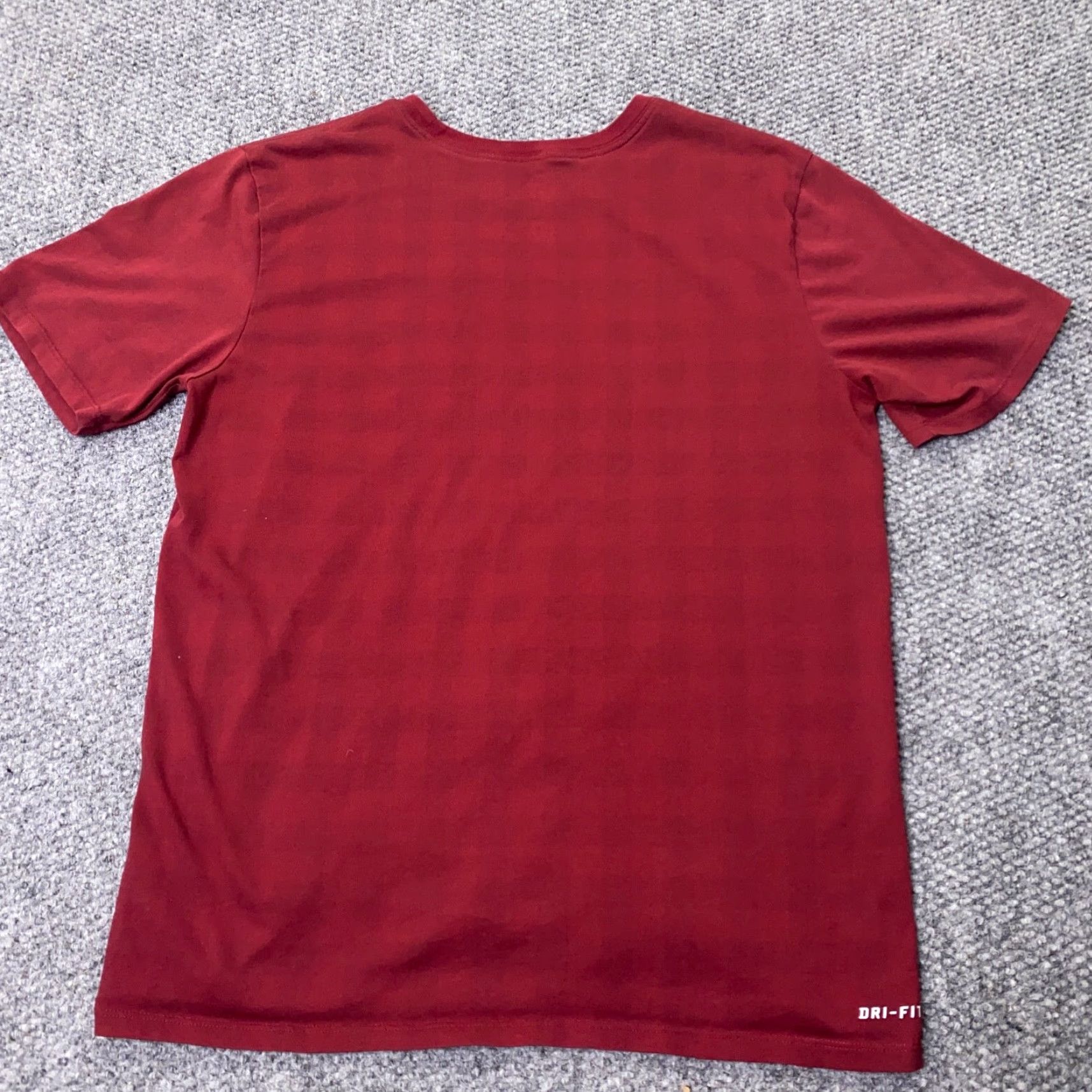 Nike Nike SB Shirt Women L Red Dri-Fit Plaid Pocket Short Sleeve Crew Neck Pullover Cotton Polyester Skateboarding Casual Activewear Size L / US 10 / IT 46 - 7 Thumbnail