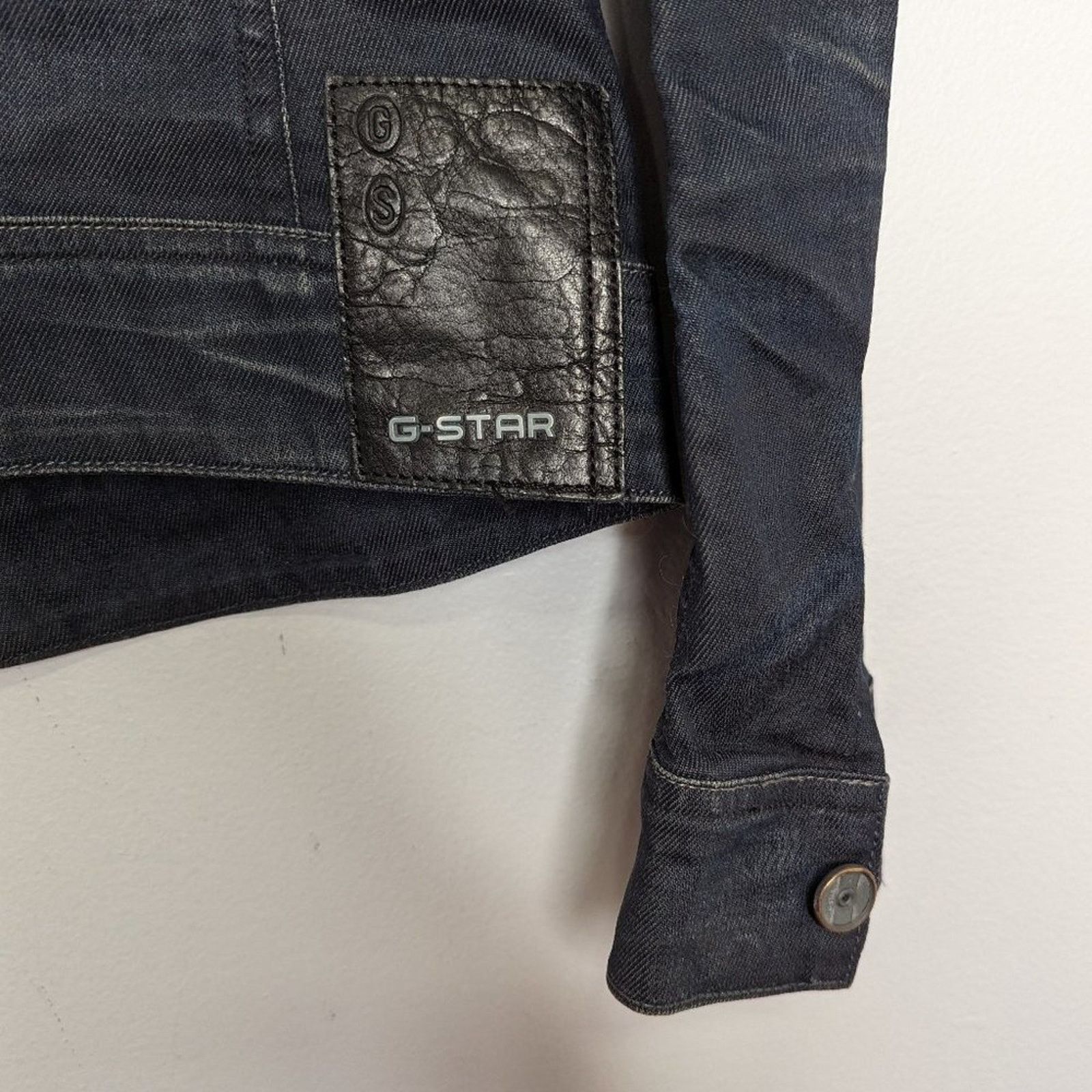 G-Star G-Star Raw Dark Wash Blue Refender Denim Jacket Long Sleeve Size XS / US 0-2 / IT 36-38 - 4 Thumbnail