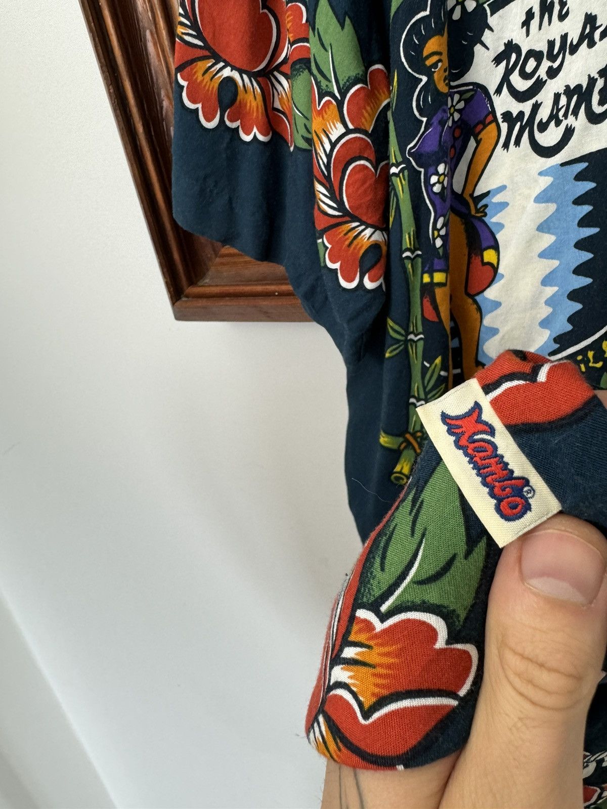 Mambo Vintage 90s MAMBO Shirt Traditional Tattoo Rayon Australia Size US M / EU 48-50 / 2 - 5 Thumbnail