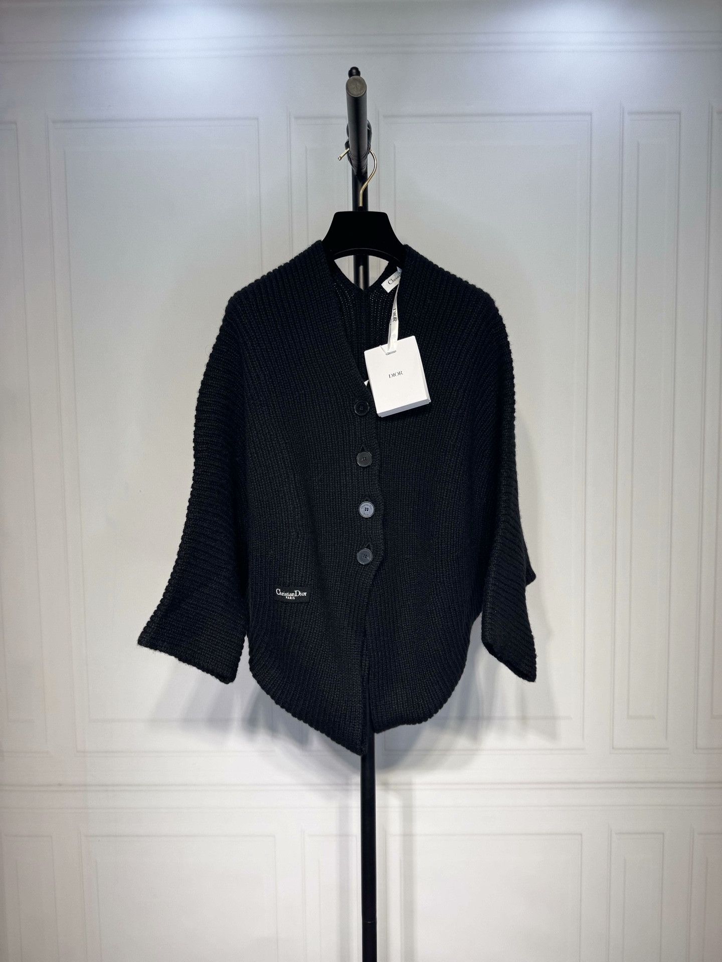 Dior Dior Fall 2025 Black Knit Jacket S Size S / US 4 / IT 40 - 1 Thumbnail