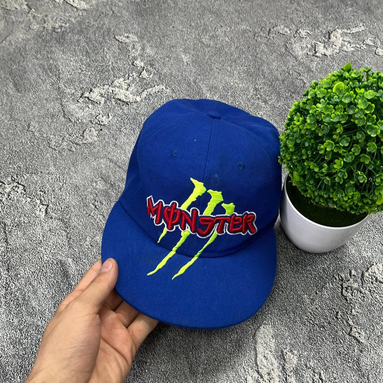 Vintage Vintage Y2K Monster Energy hat cap race moto skate baggy DC Size ONE SIZE - 2 Thumbnail