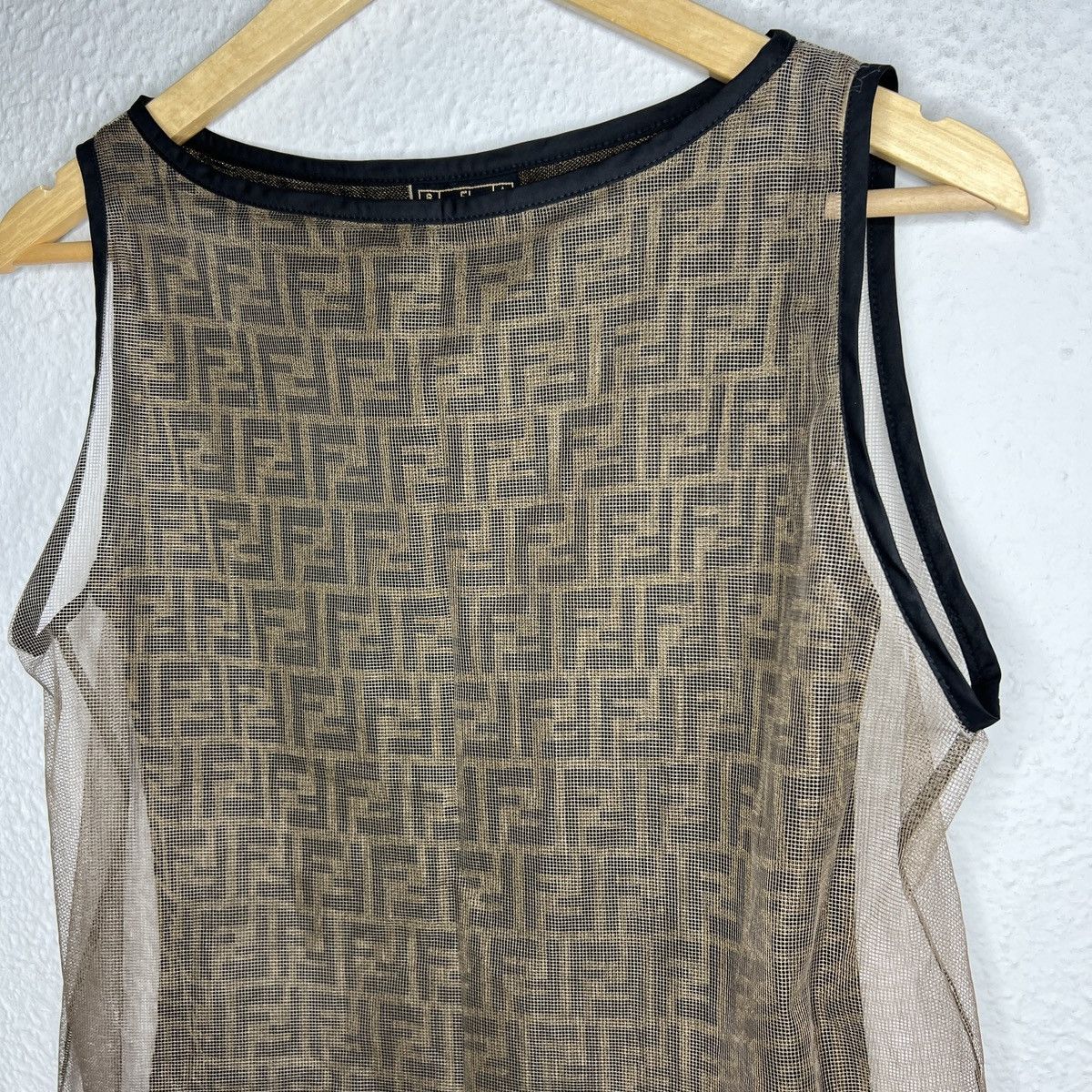 Fendi Fendi Roma Top Zucca Monogram Brown Black Size S / US 4 / IT 40 - 4 Thumbnail