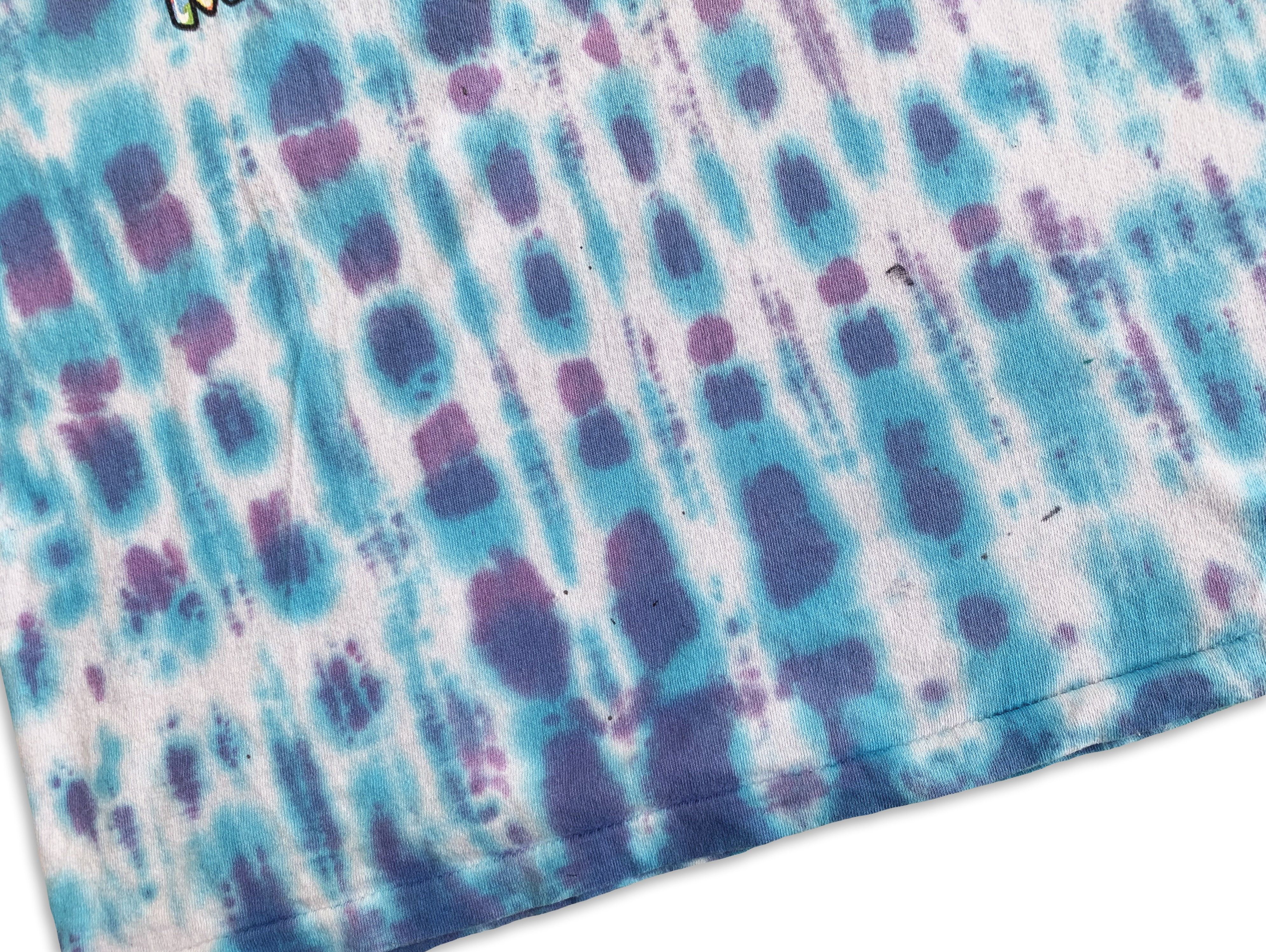 Vintage Vintage 90s WOODSTOCK T shirt Tie Dye Single Stitch Tee Size US L / EU 52-54 / 3 - 9 Thumbnail