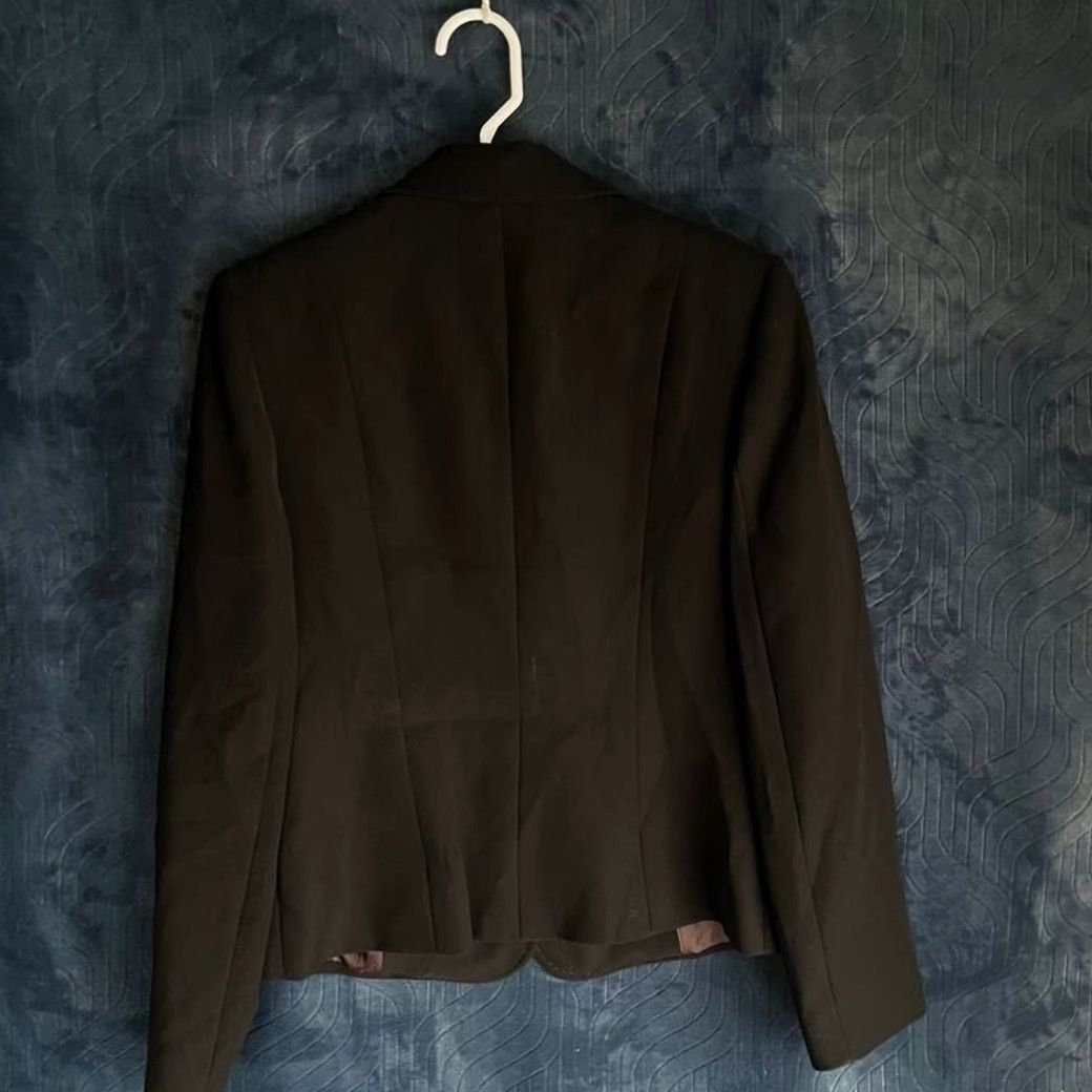 Calvin Klein Calvin Klein Blazer 3 Button Womens Black Size 6 Suit Jacket Preppy Size M / US 6-8 / IT 42-44 - 3 Thumbnail