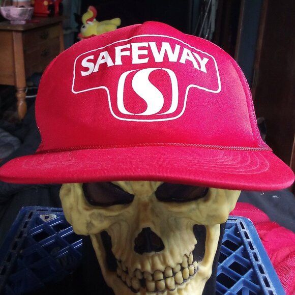 Other Deadstock Vintage Safeway Snap Trucker Hat Cap Size ONE SIZE - 1 Thumbnail