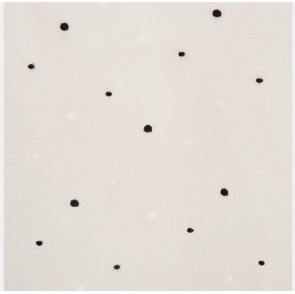 Dior o1w1db10924 Dots Organza Top in White Size XL / US 12-14 / IT 48-50 - 4 Thumbnail