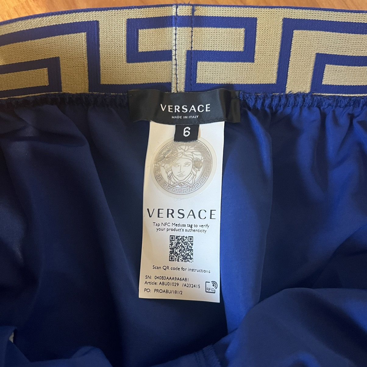 Versace Versace Oversized Motif Shorts Size US 34 / EU 50 - 4 Thumbnail