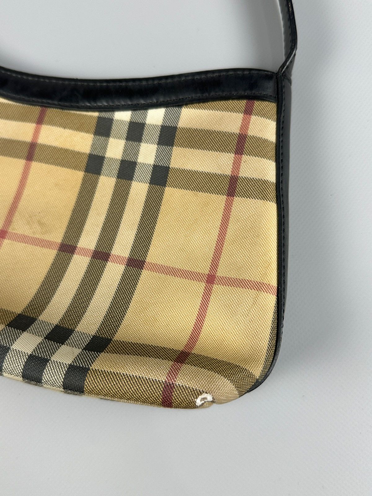 Burberry Vintage Burberry London Nova Check Baguette Shoulder Bag Size ONE SIZE - 6 Thumbnail