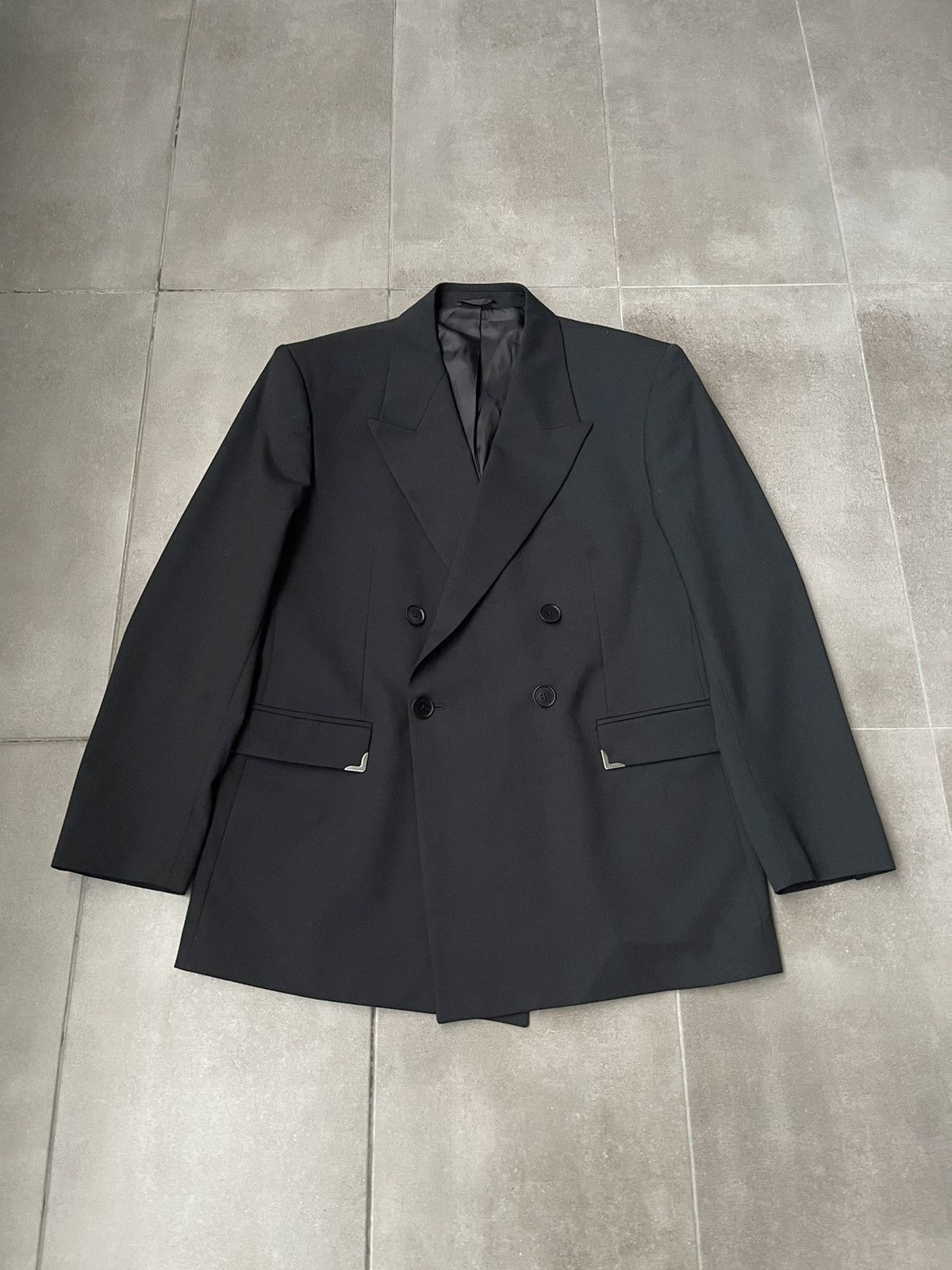 Han Kjobenhavn !DS! AW22 Han Kjobenhavn Boxy Suit Black Blazer Size 40R - 9 Thumbnail