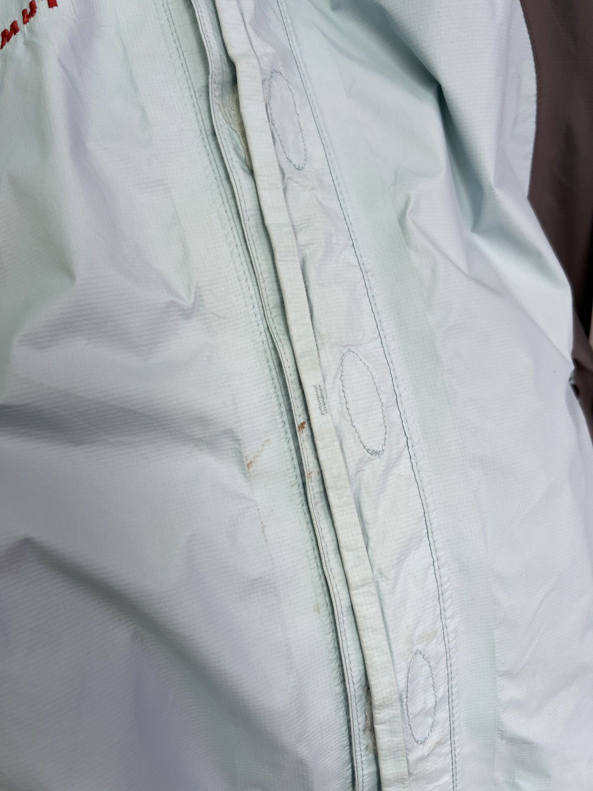 Mammut × Vintage Vintage MAMMUT GORE-TEX Light Blue Hooded women’s Jacket Size S / US 4 / IT 40 - 9 Thumbnail