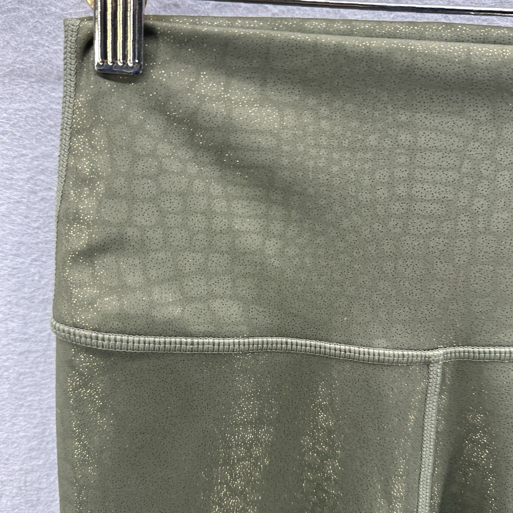 Vintage Carbon38 Faux Leather Leggings Womens XS Green Athleisure Reptile 2020s High Waisted Yoga Size 26" / US 2 / IT 38 - 7 Thumbnail
